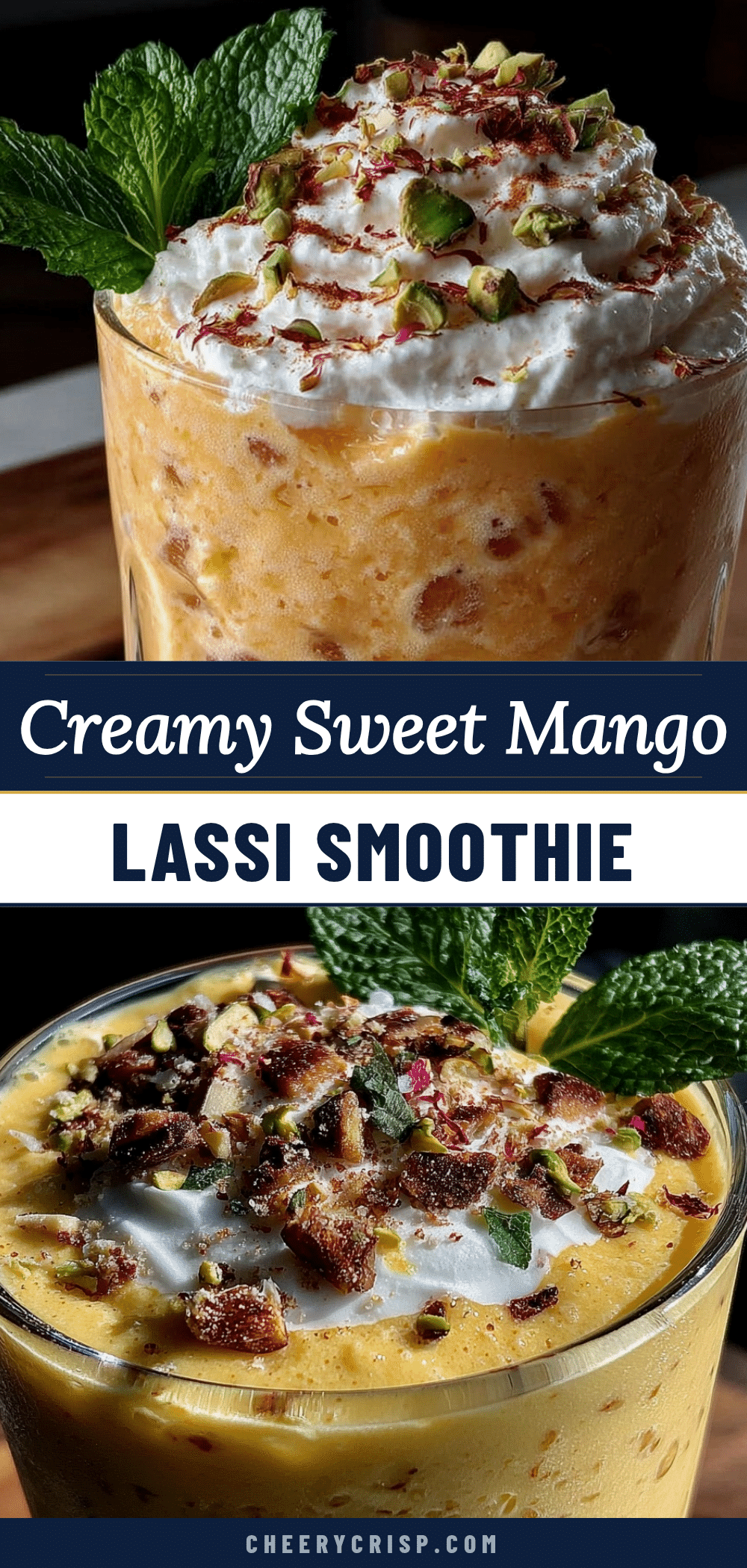 creamy mango lassi smoothie recipe