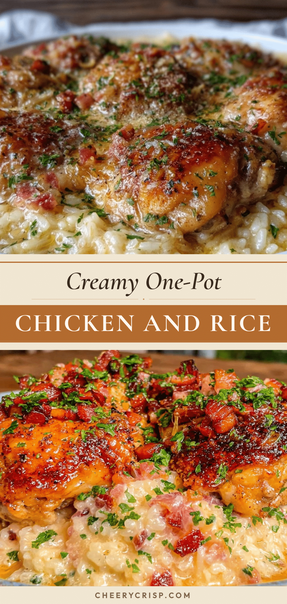 creamy one-pot chicken and rice recipe