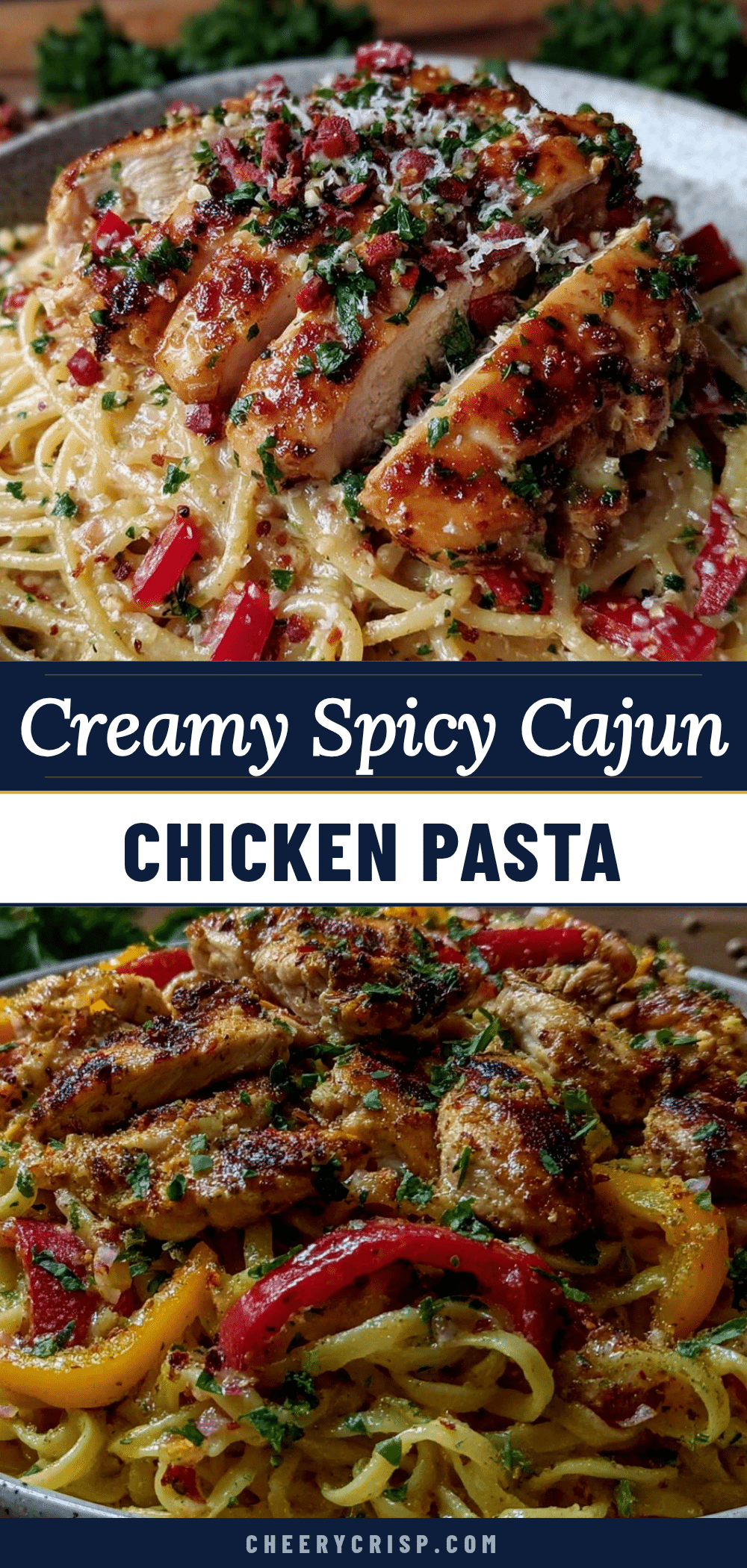 creamy spicy cajun chicken pasta recipe
