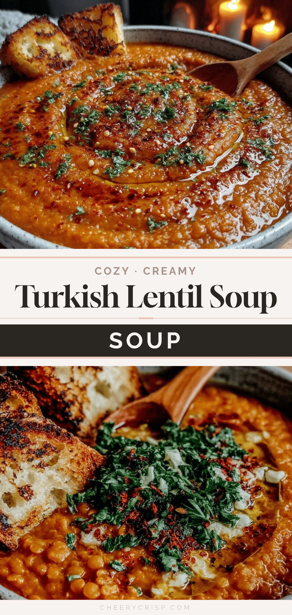creamy turkish lentil soup recipe