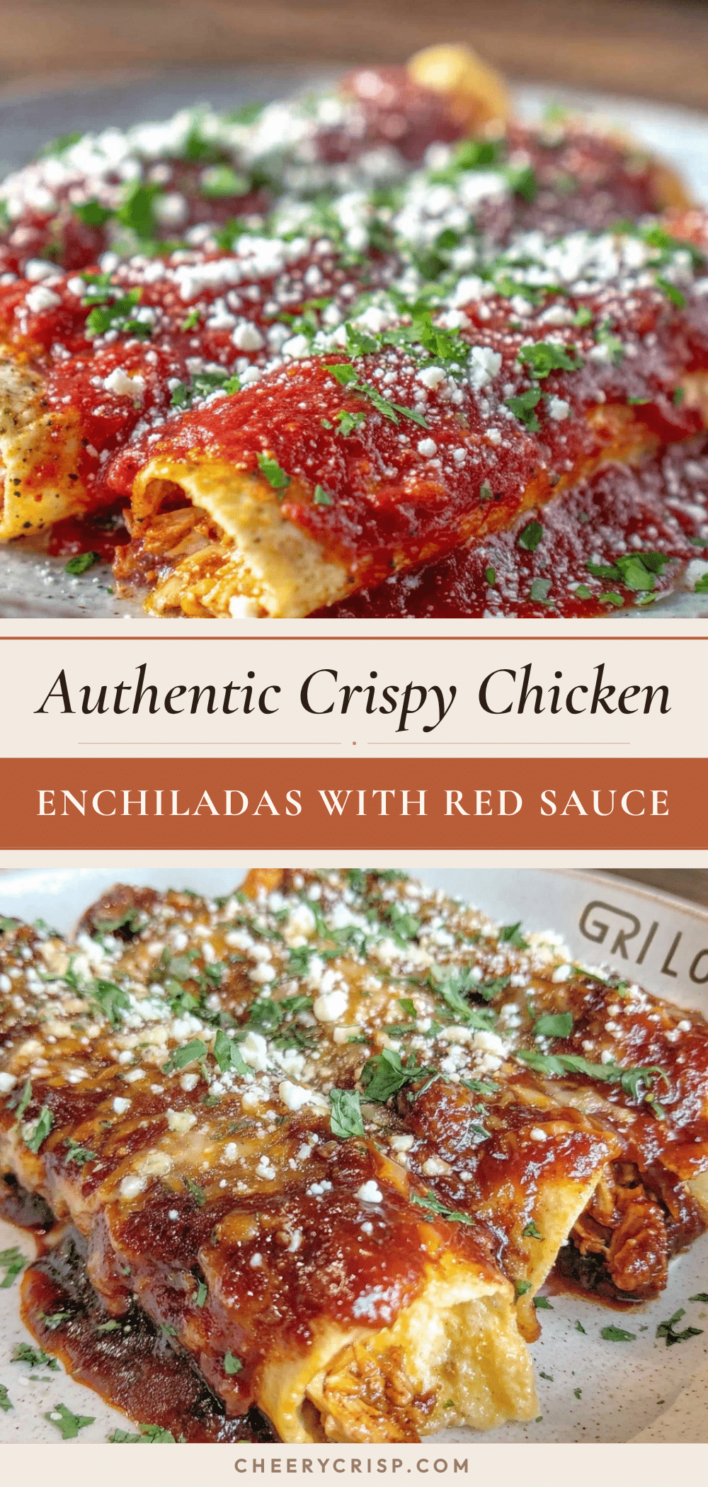 crispy authentic chicken enchiladas with red sauce recipe