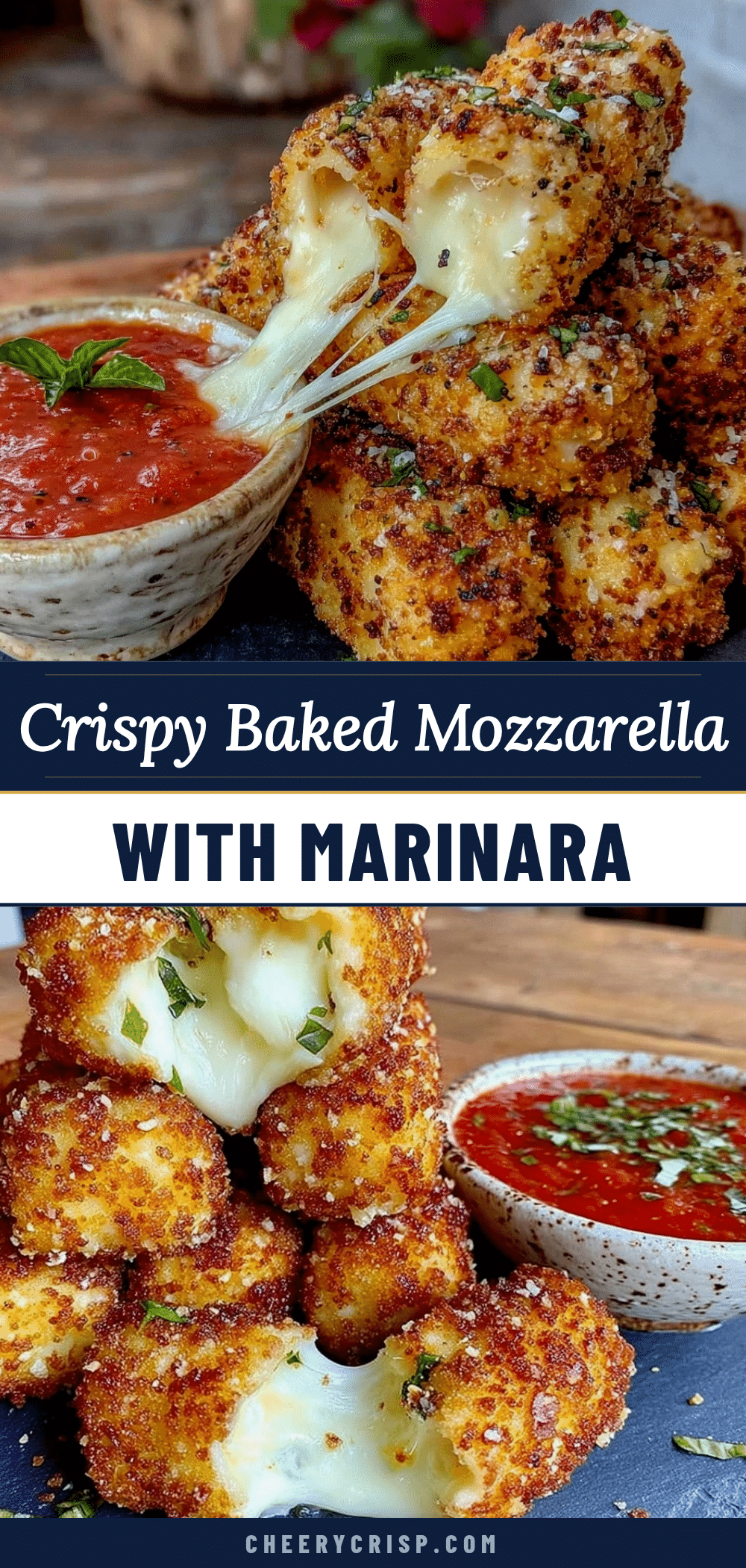 crispy baked mozzarella sticks recipe