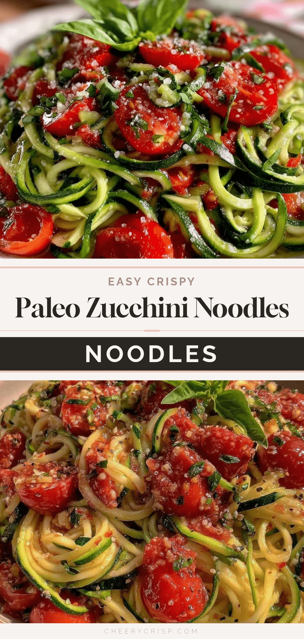 crispy paleo zucchini noodles recipe