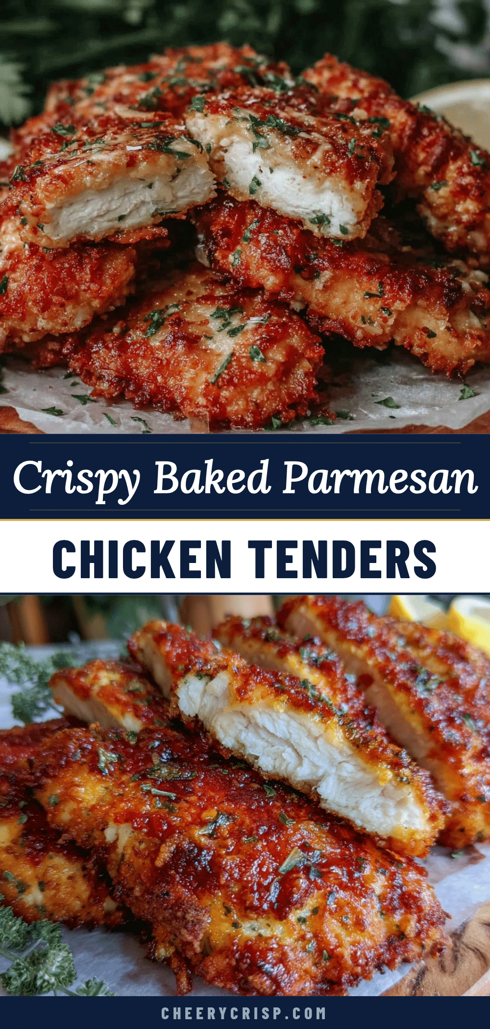 crispy parmesan crusted chicken tenders recipe