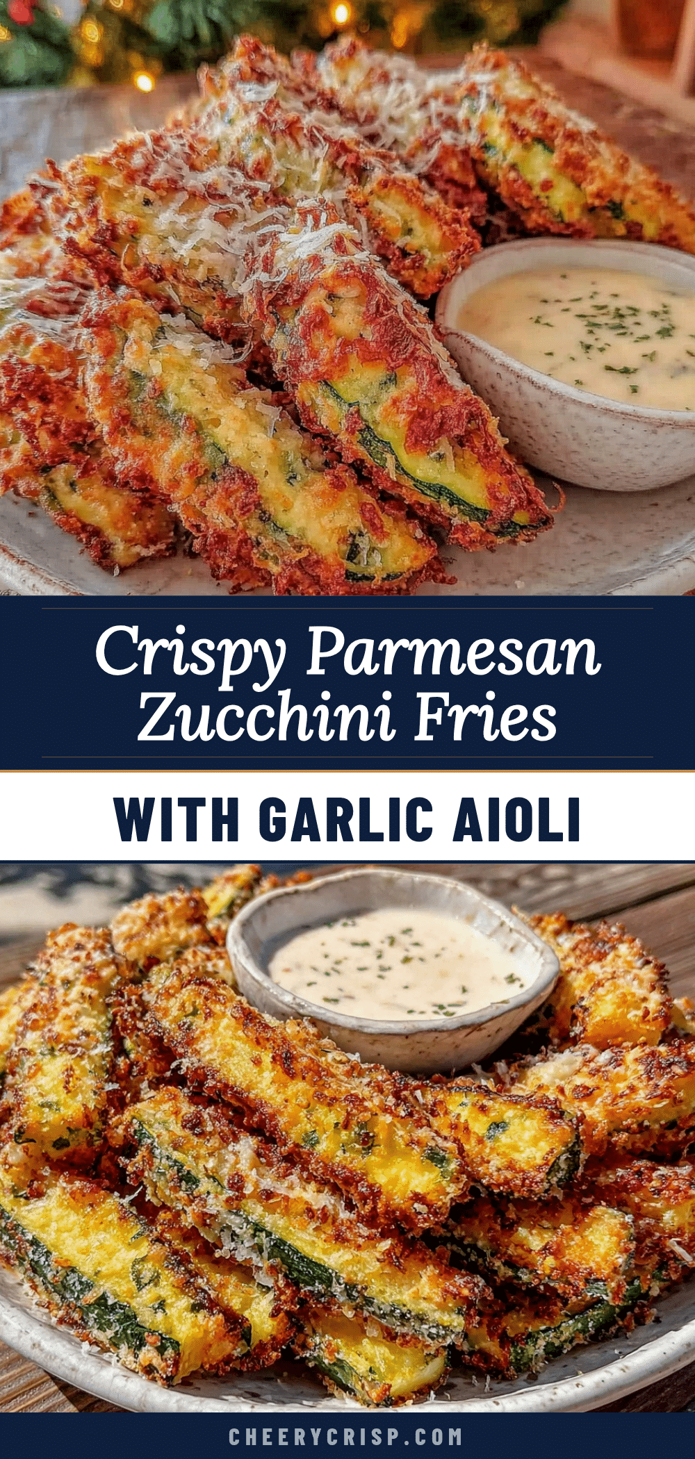 crispy parmesan zucchini fries recipe