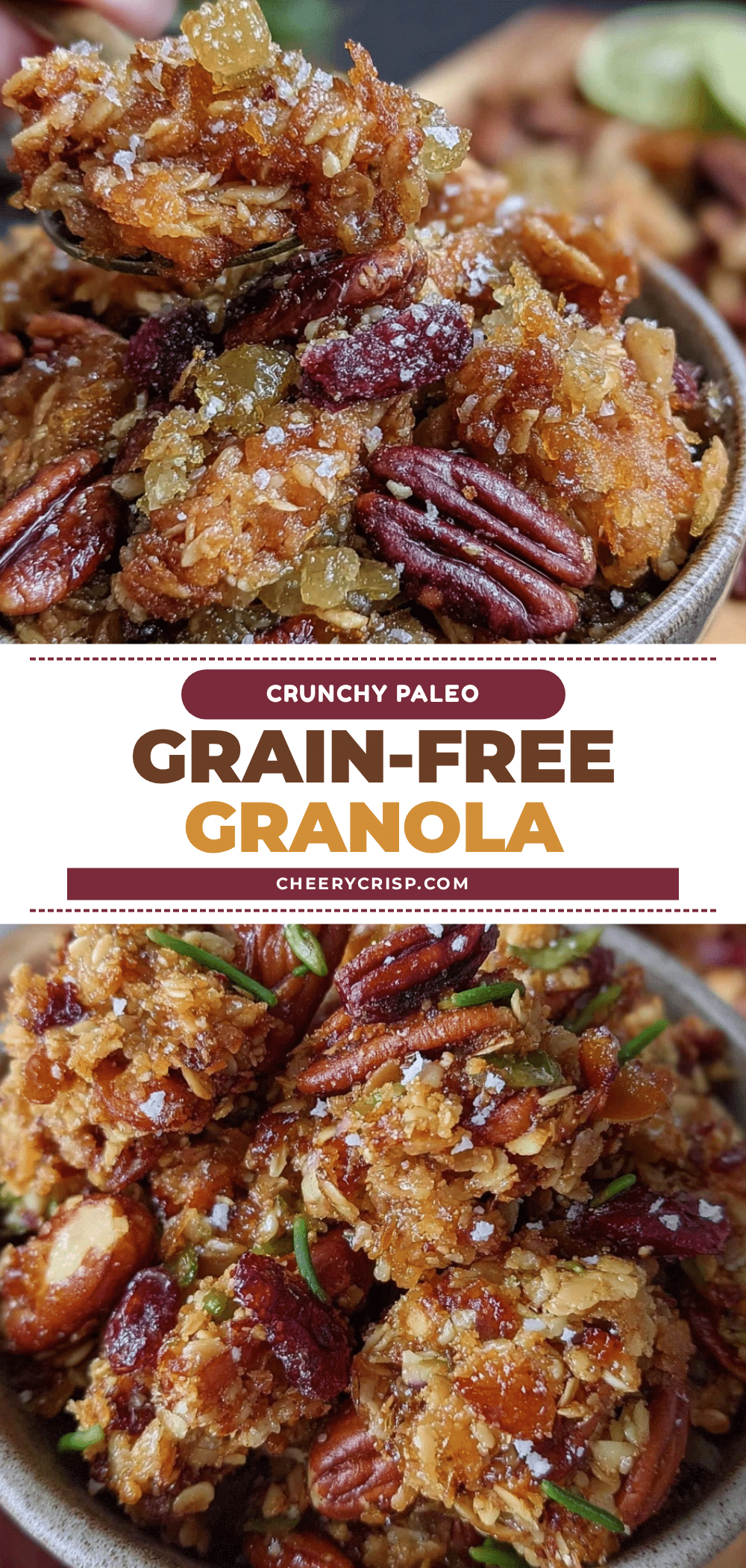 crunchy paleo grain-free granola recipe