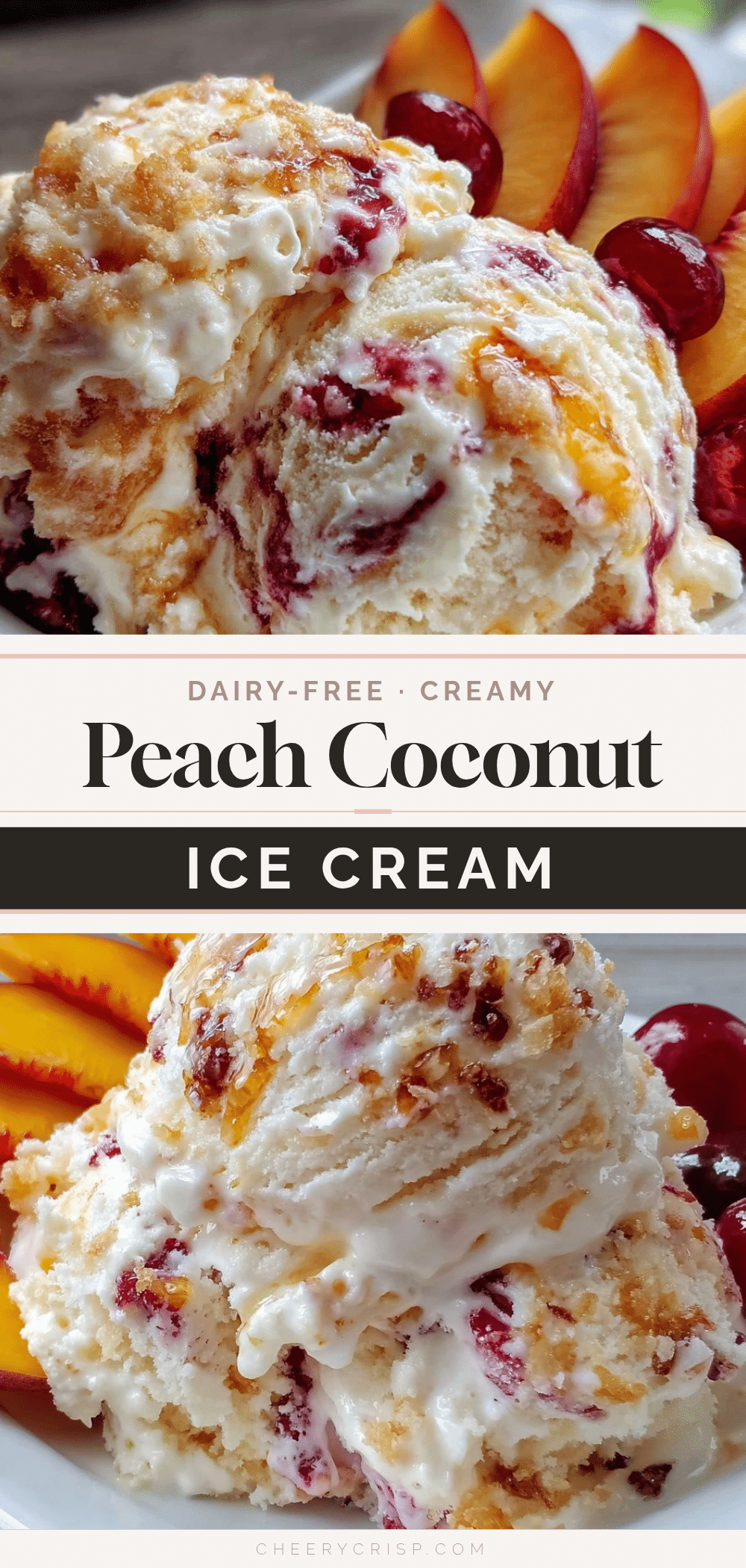 dairy-free peach ice cream recipe
