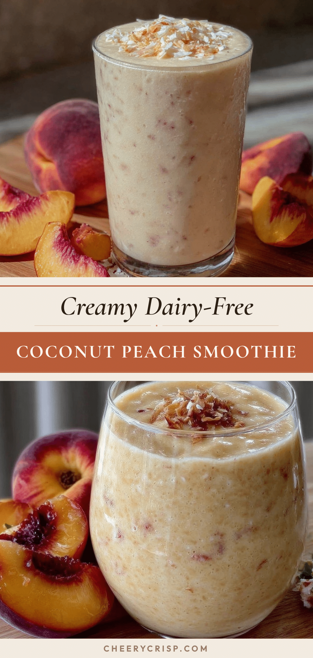dairy-free peach smoothie recipe