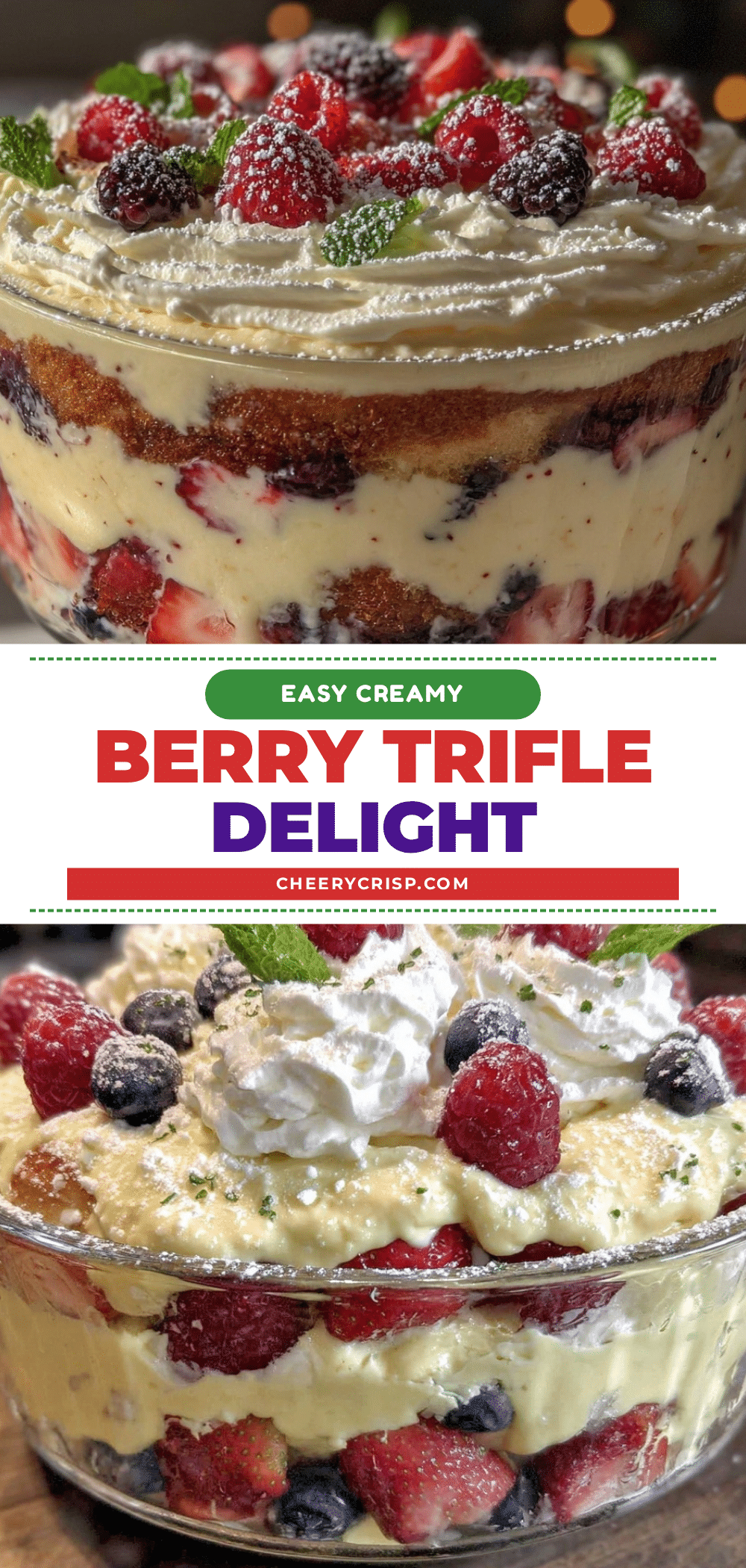 easy creamy berry trifle recipe