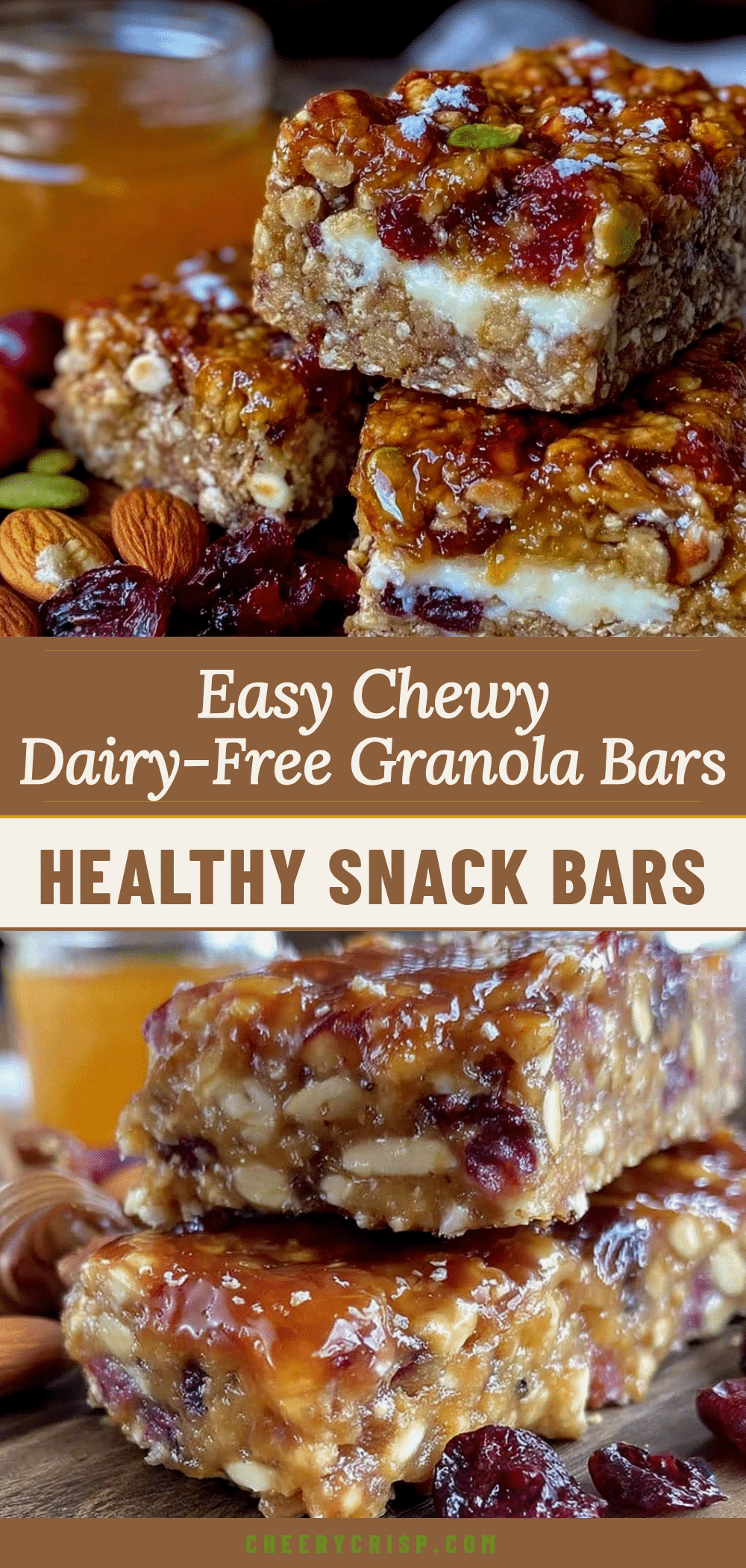 easy dairy-free granola bars recipe