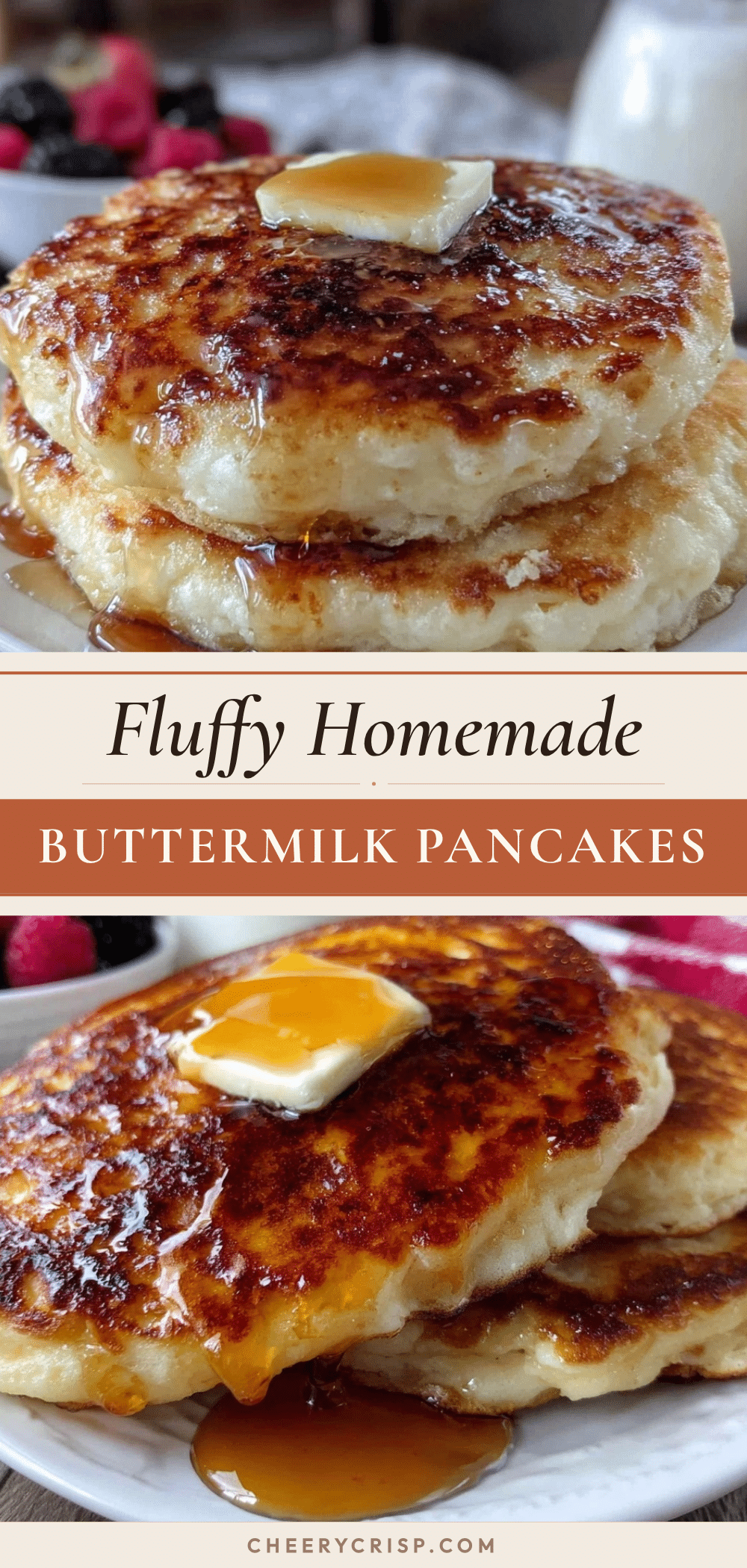 fluffy buttermilk pancakes recipe