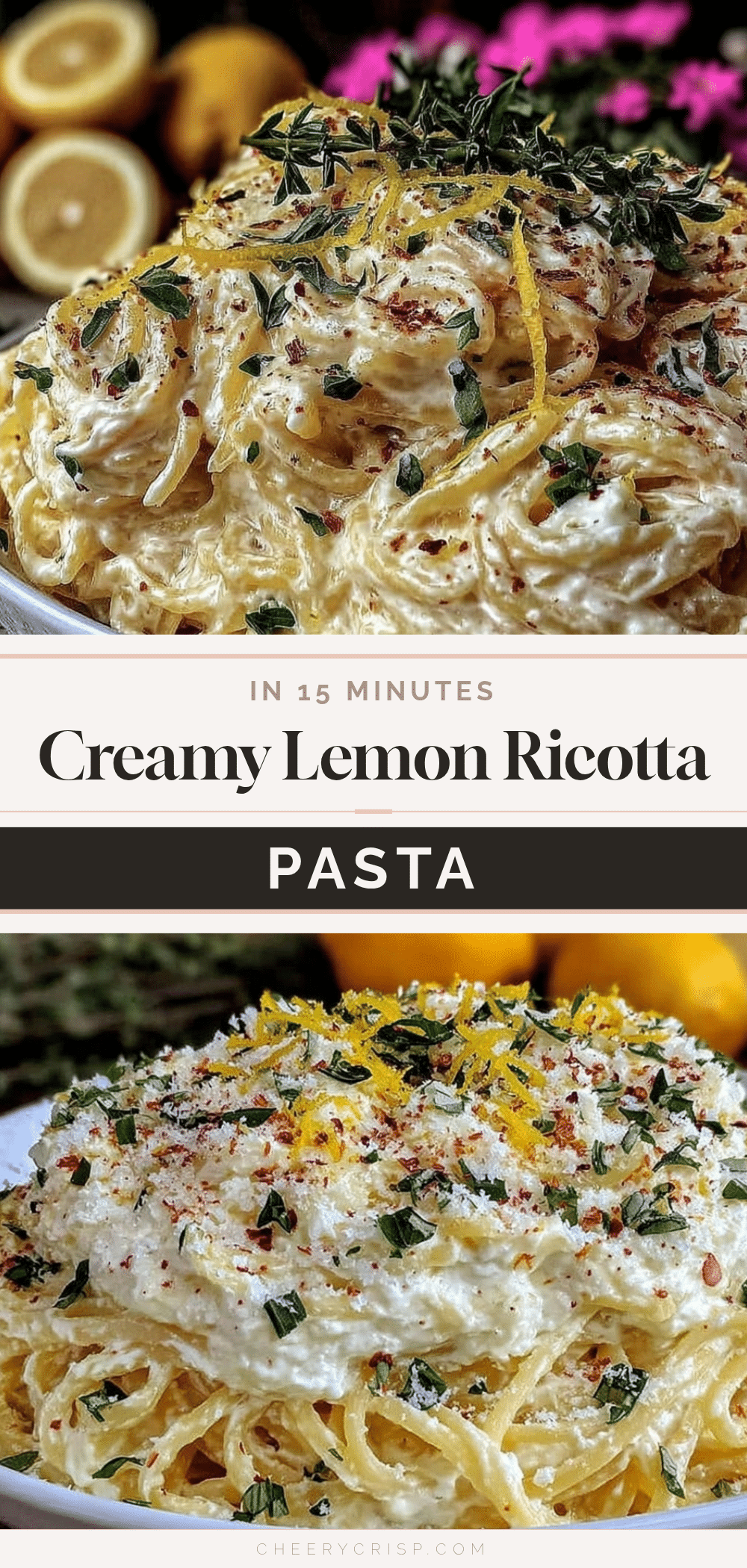 fresh lemon ricotta pasta recipe