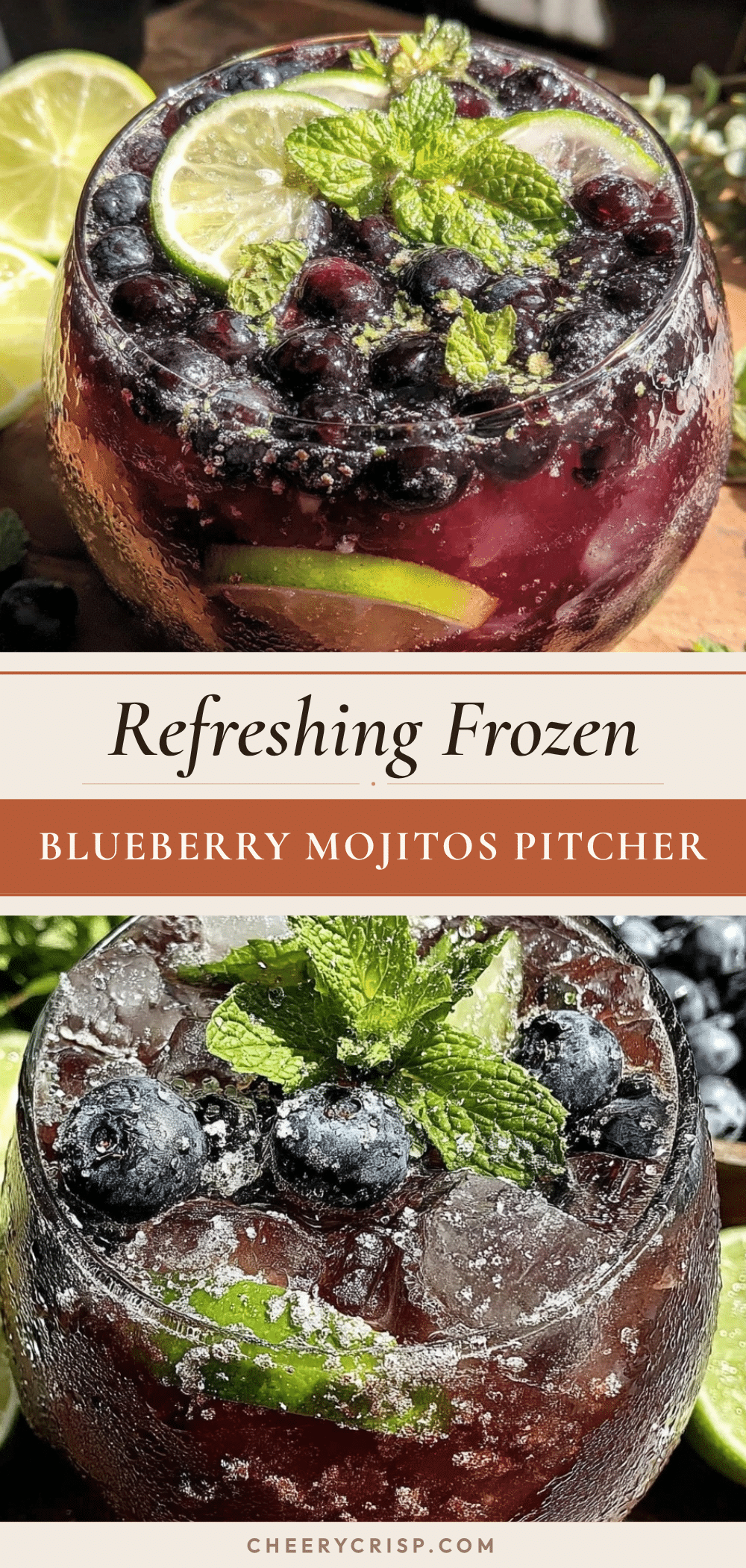 frozen blueberry mojitos pitcher recipe recipe