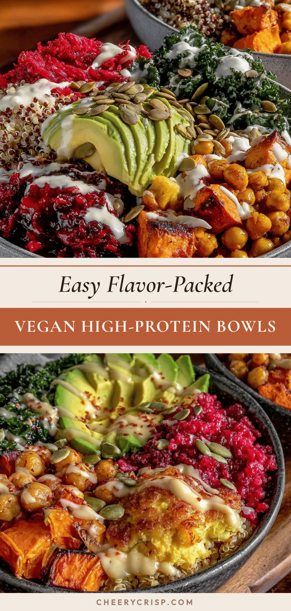 healthy vegan high-protein bowls recipe