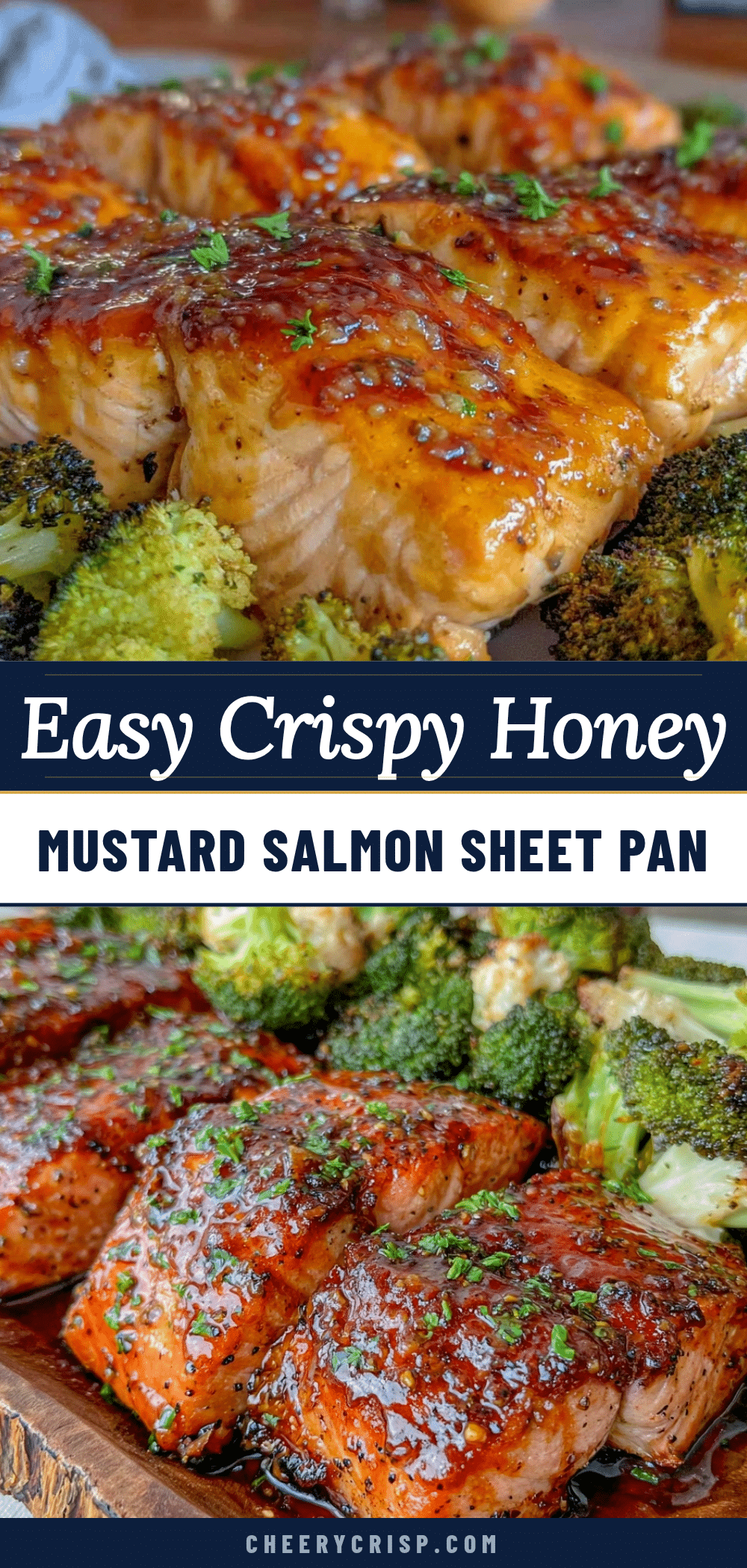 honey mustard salmon sheet pan dinner recipe