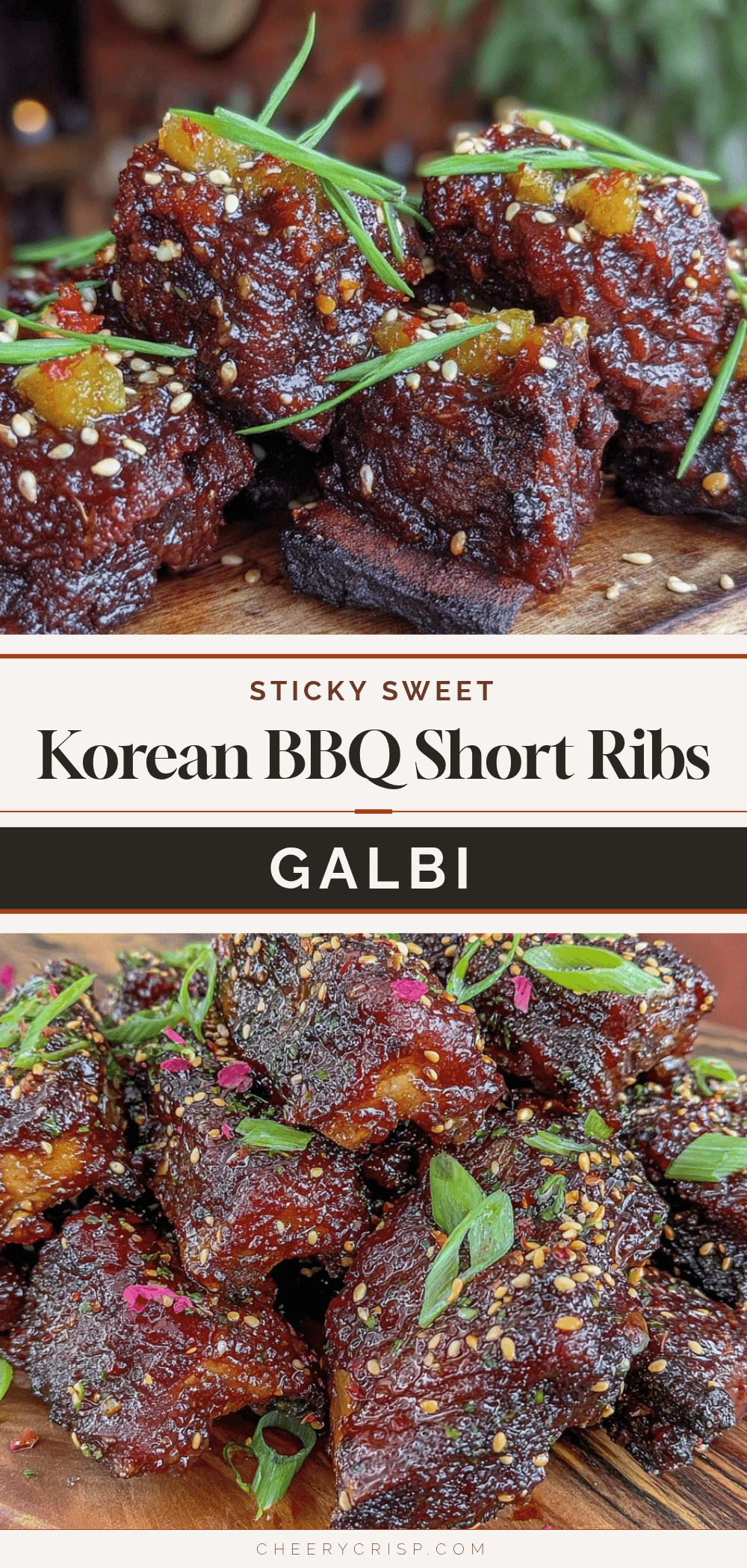 Korean BBQ short ribs recipe