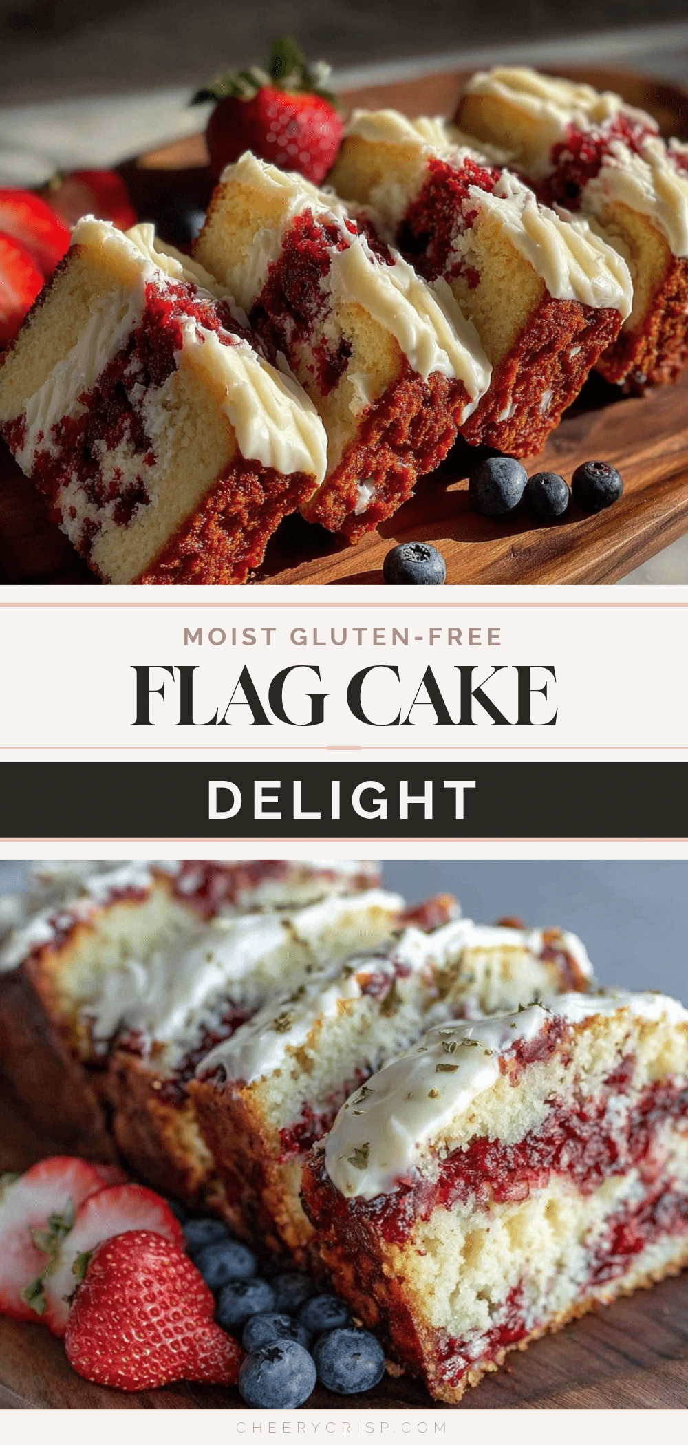 moist gluten-free flag cake recipe