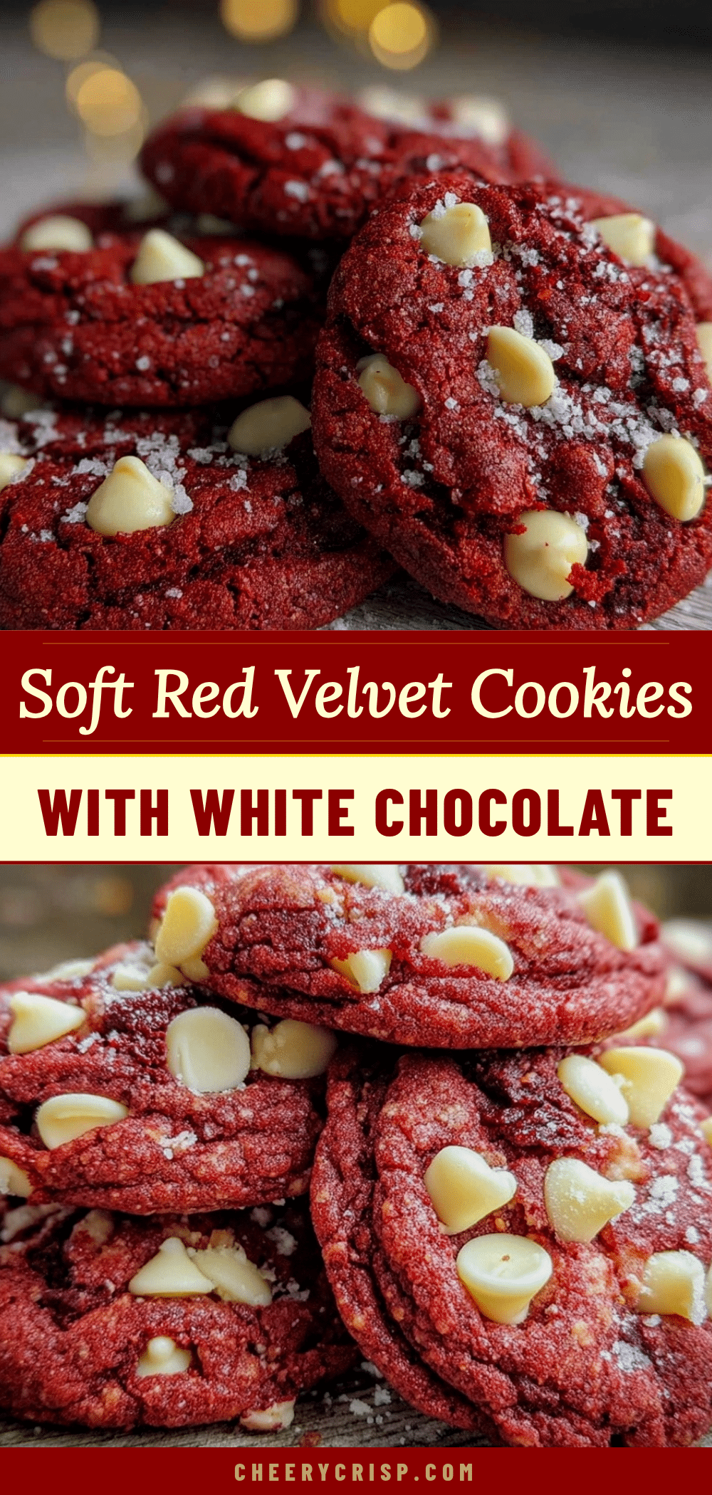 red velvet cookies with white chocolate chips recipe