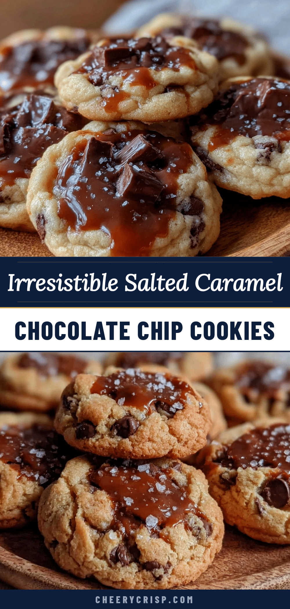 salted caramel chocolate chip cookies recipe