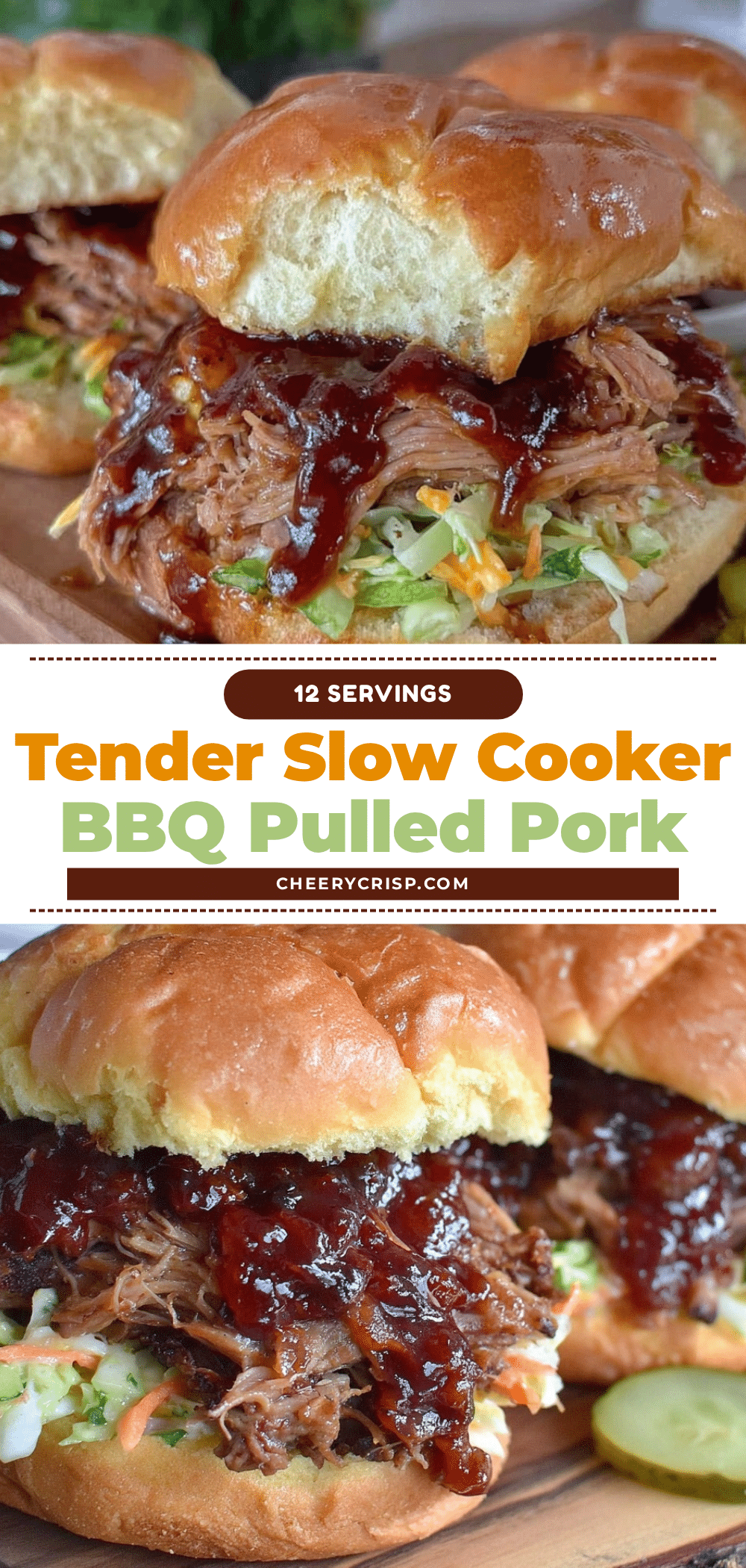 slow cooker BBQ pulled pork sandwiches recipe