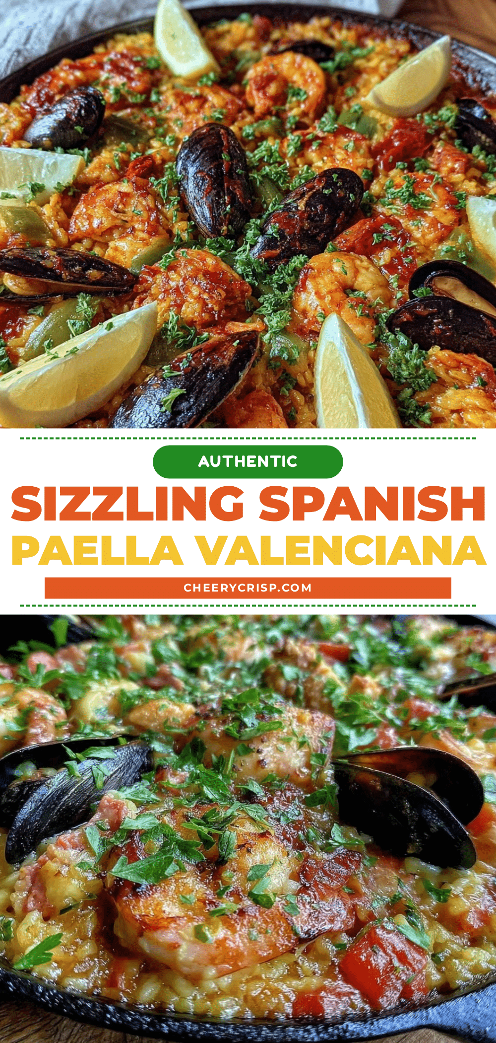 Spanish Paella Valenciana recipe