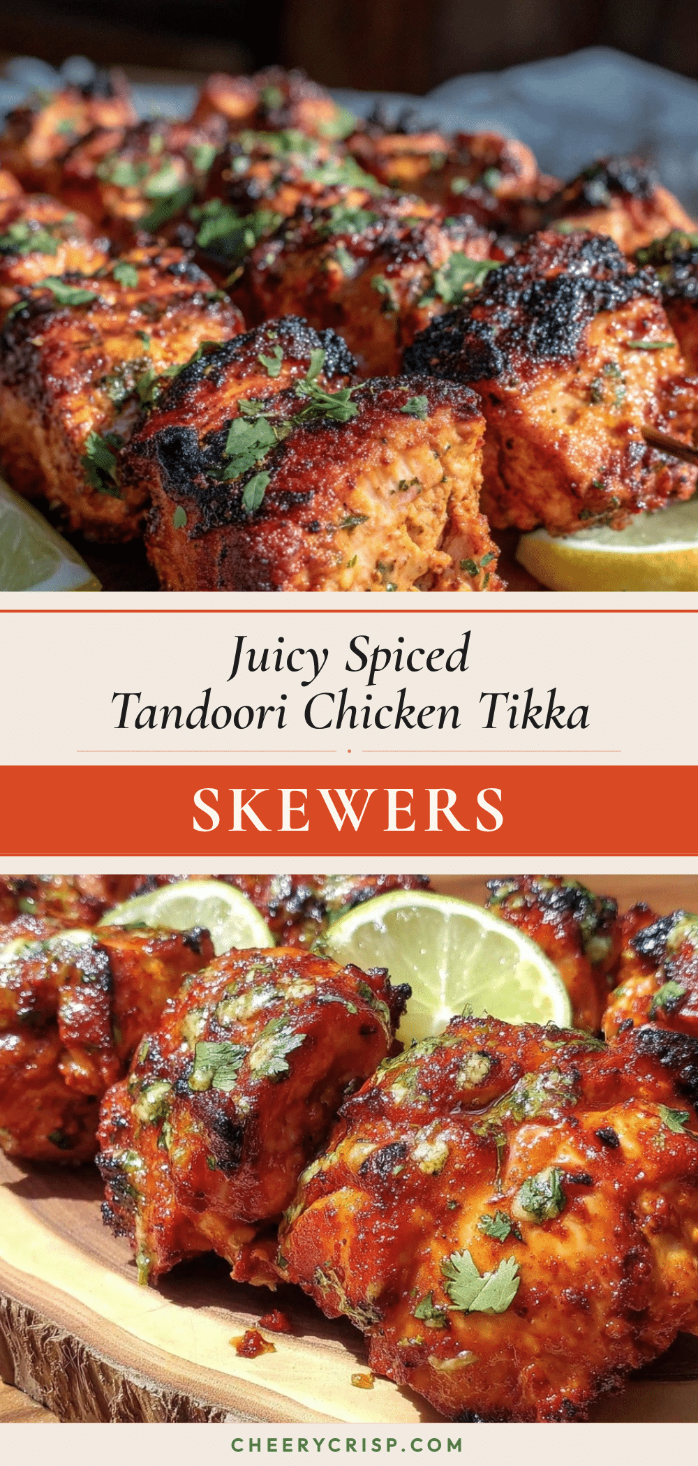 tandoori chicken tikka skewers recipe