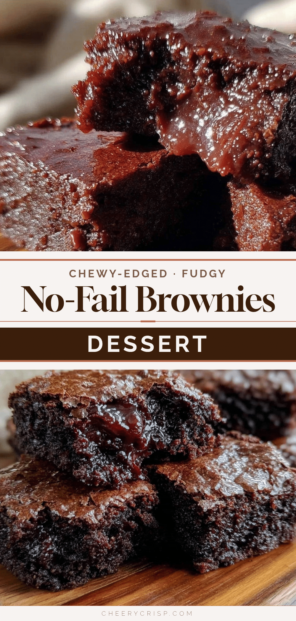 chewy fudgy brownies recipe