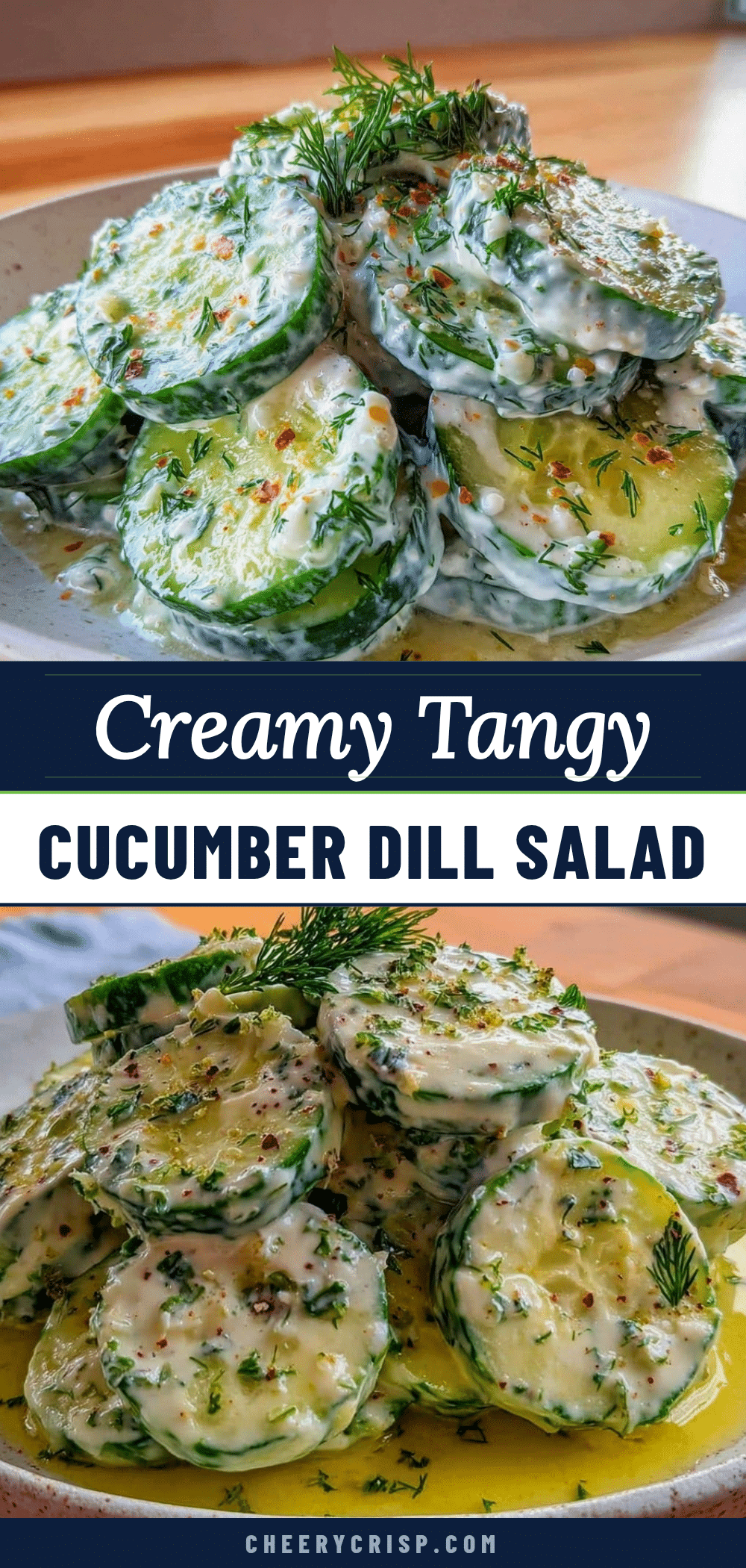 creamy cucumber salad recipe