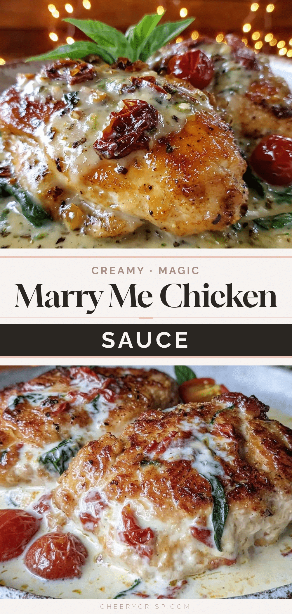 creamy marry me chicken recipe