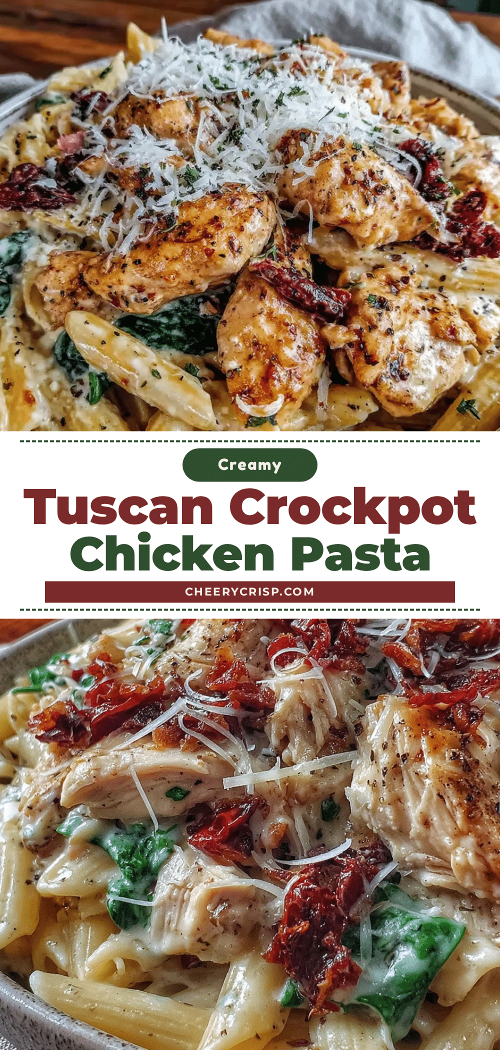 creamy tuscan chicken pasta recipe