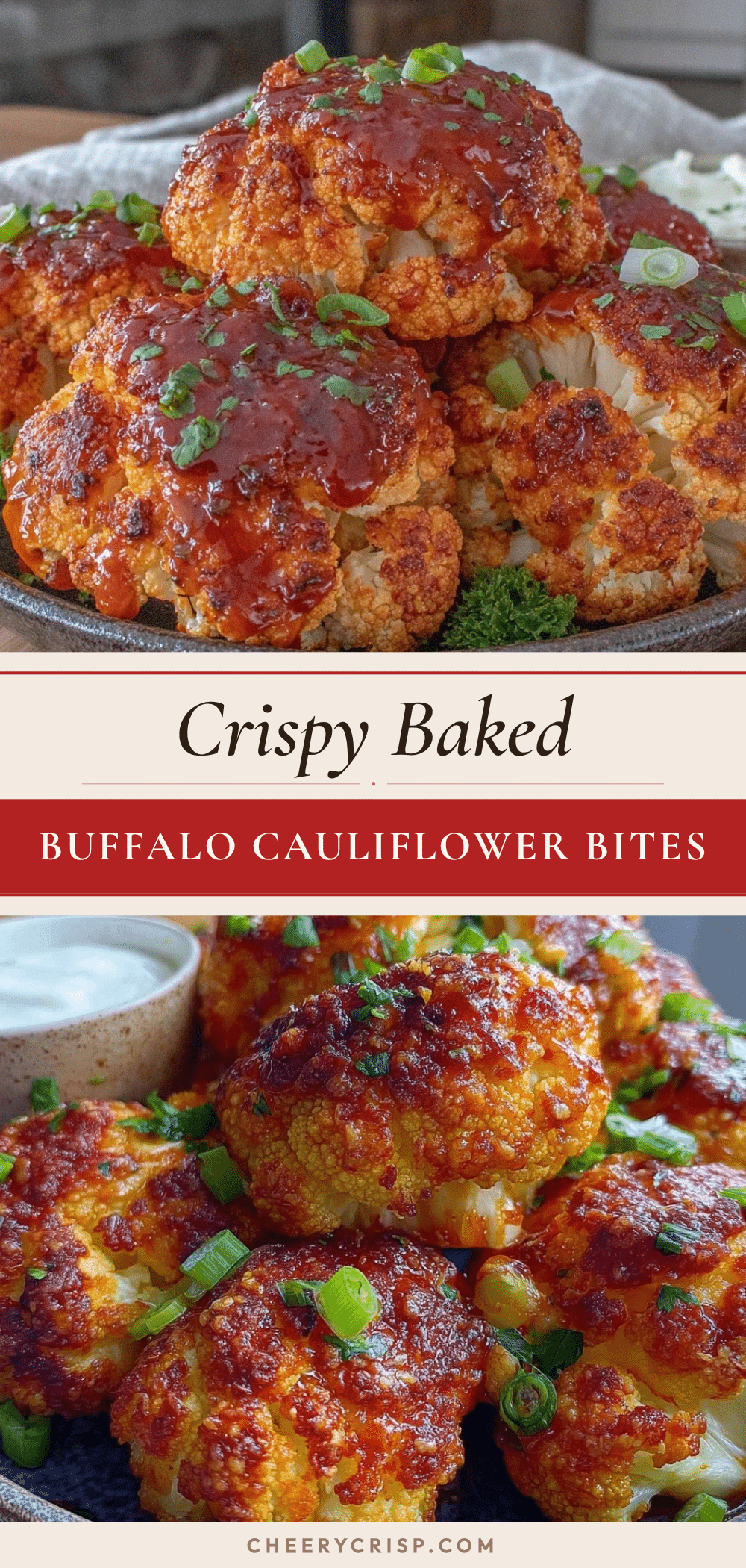 crispy buffalo cauliflower bites recipe