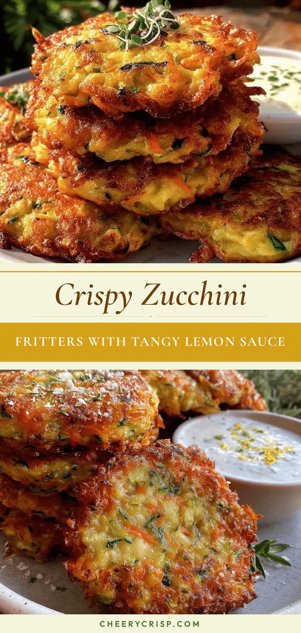crispy zucchini fritters recipe