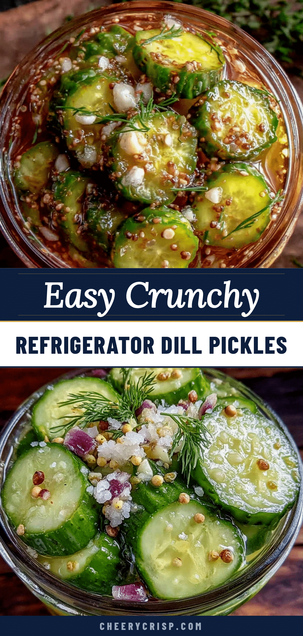 easy crunchy refrigerator dill pickles recipe