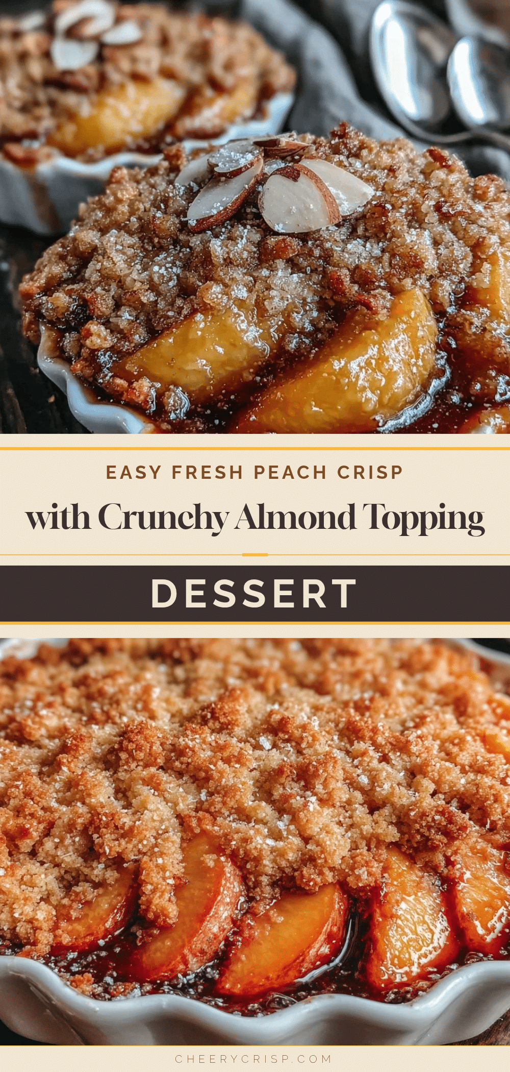easy fresh peach crisp recipe