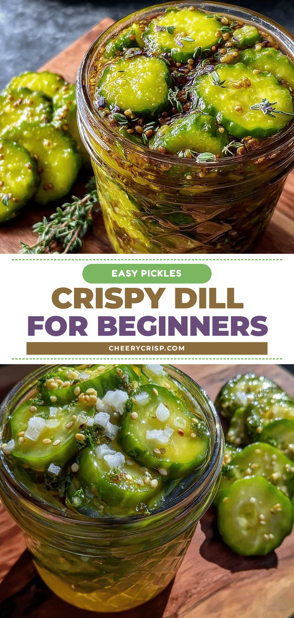 easy water bath crispy dill pickles recipe
