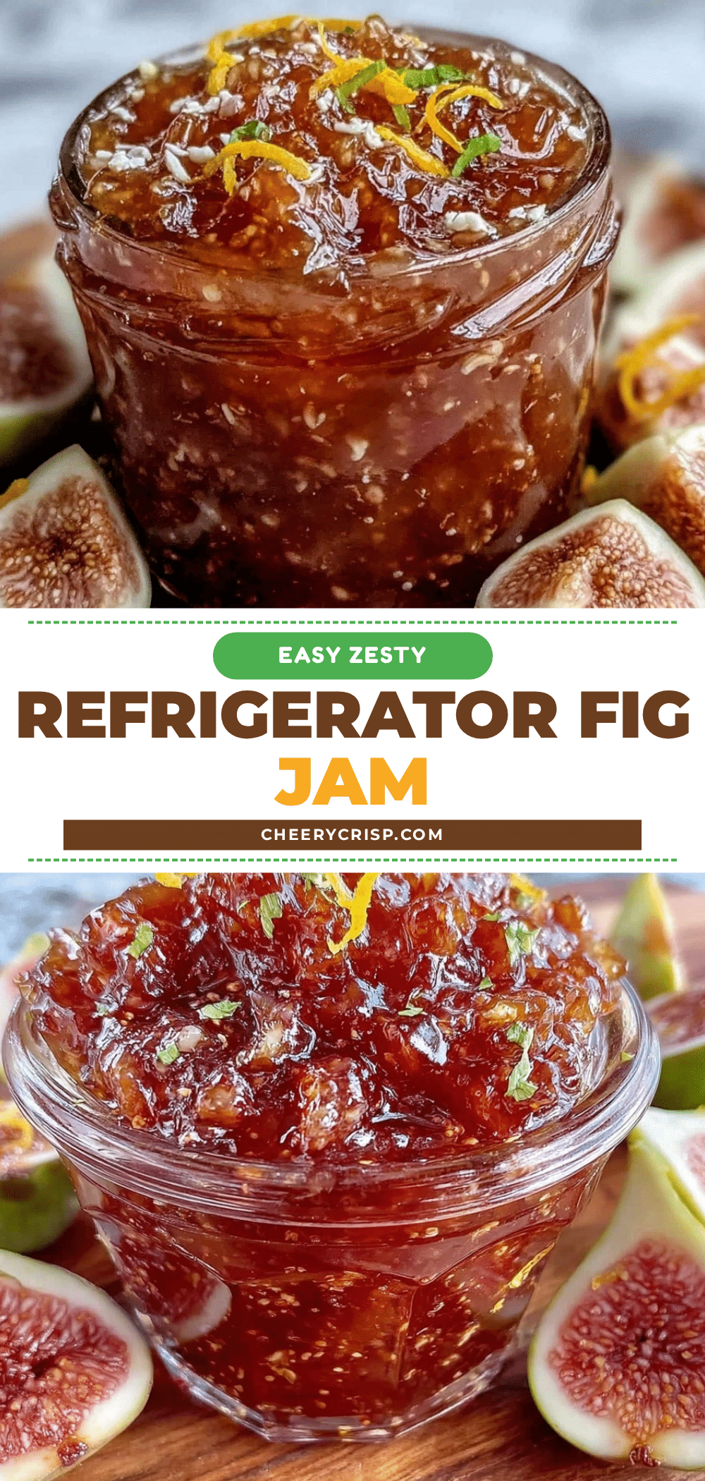 easy zesty refrigerator fig jam recipe