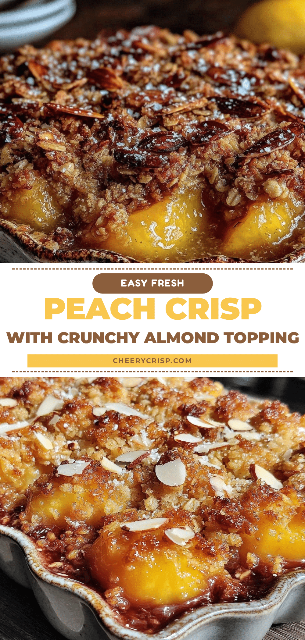 fresh peach crisp recipe