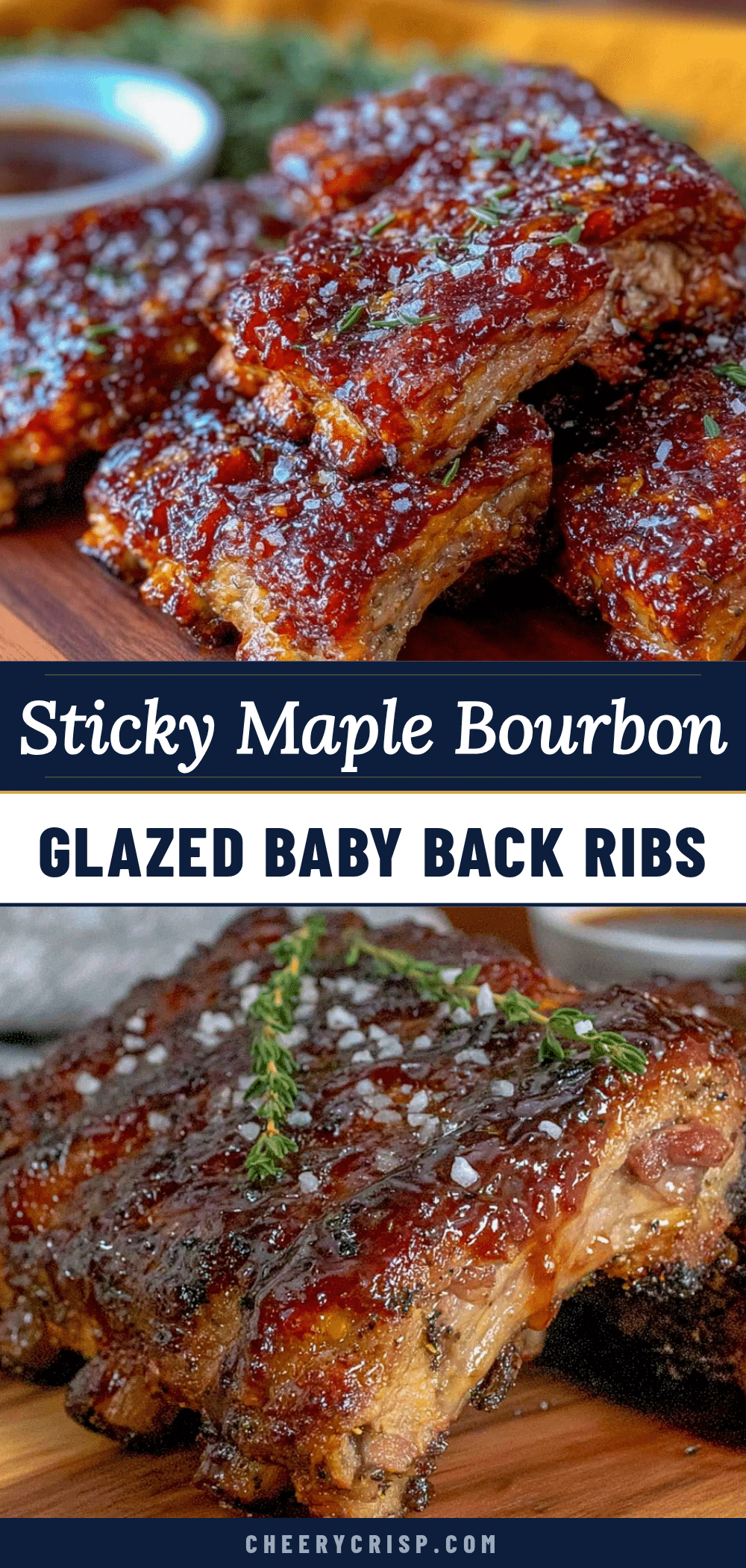 maple bourbon glazed baby back ribs recipe