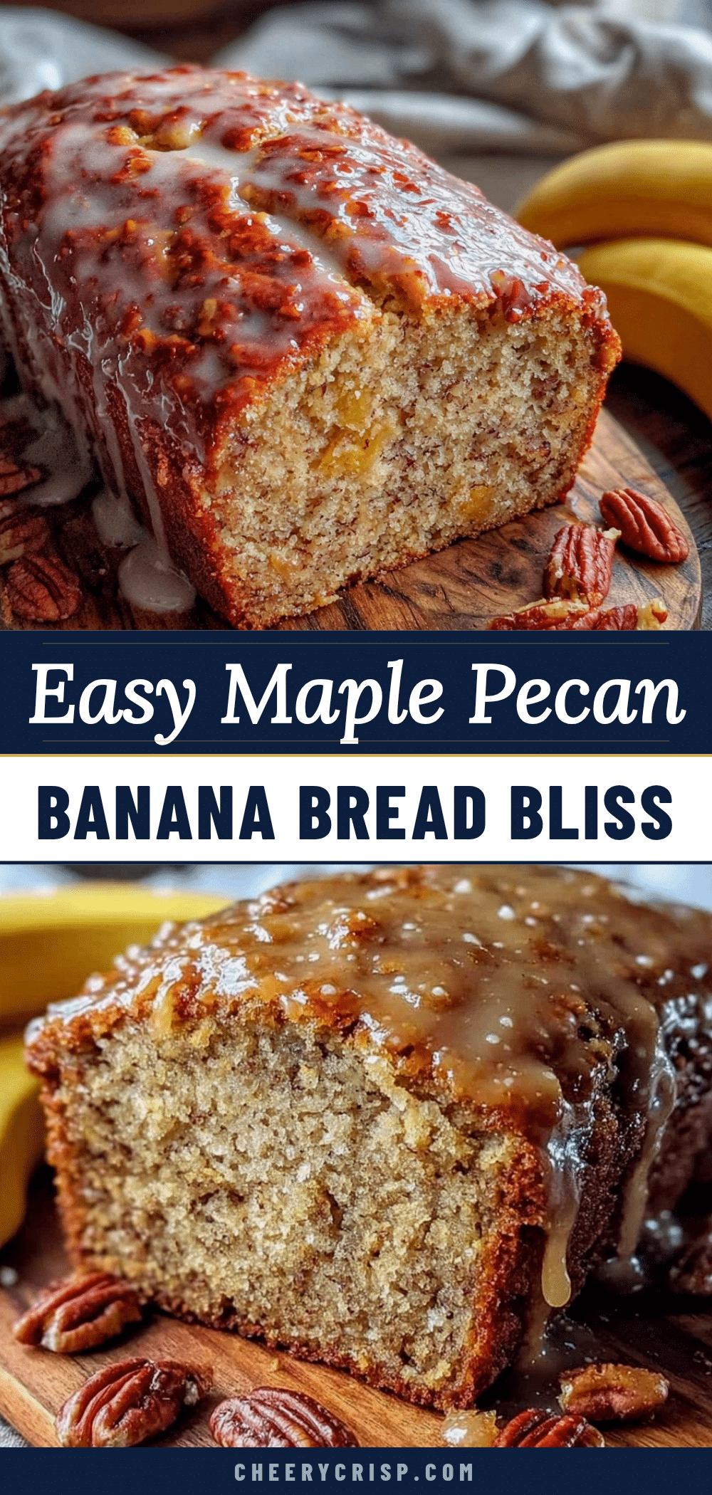 maple pecan banana bread recipe