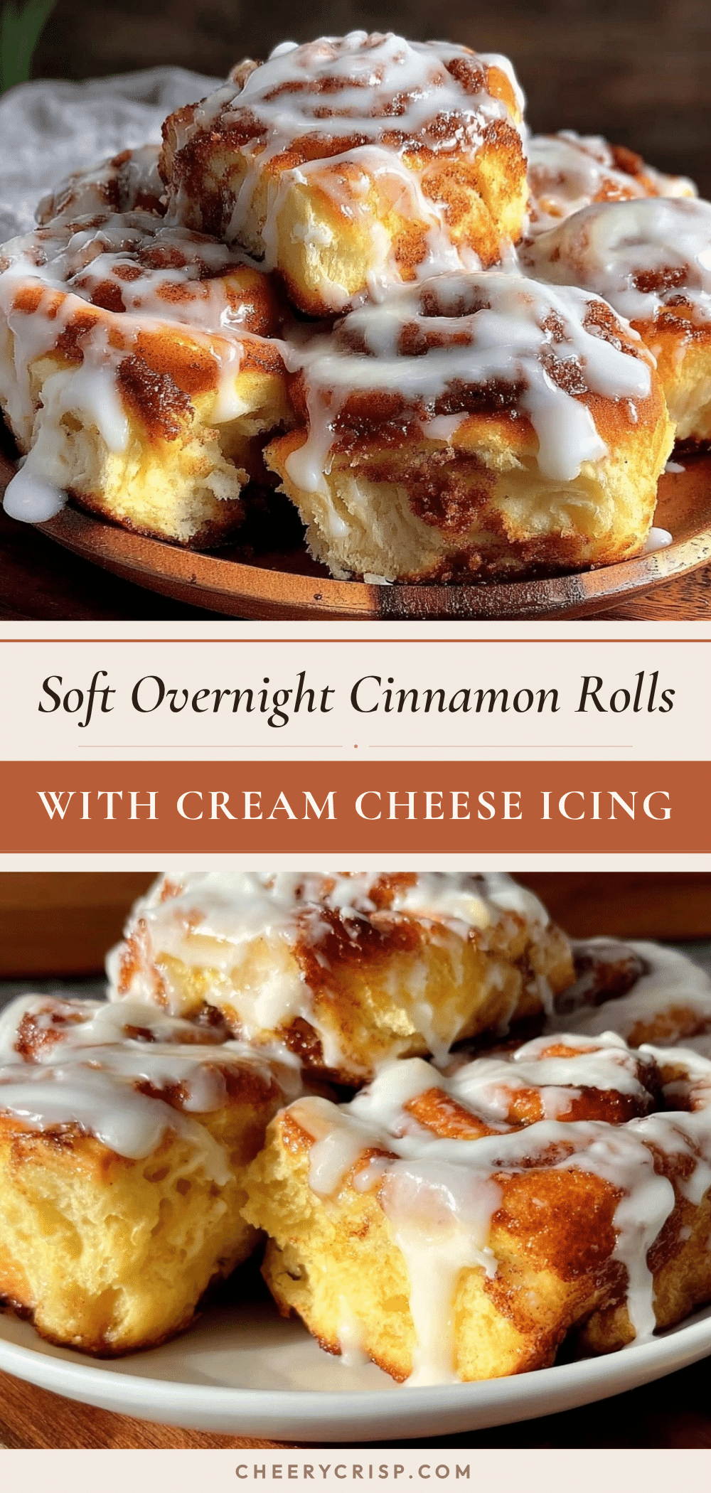 overnight cinnamon rolls cream cheese icing recipe