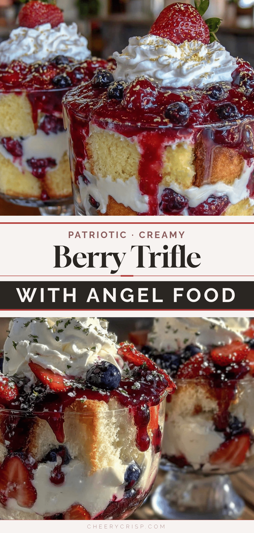 patriotic layered berry trifle recipe