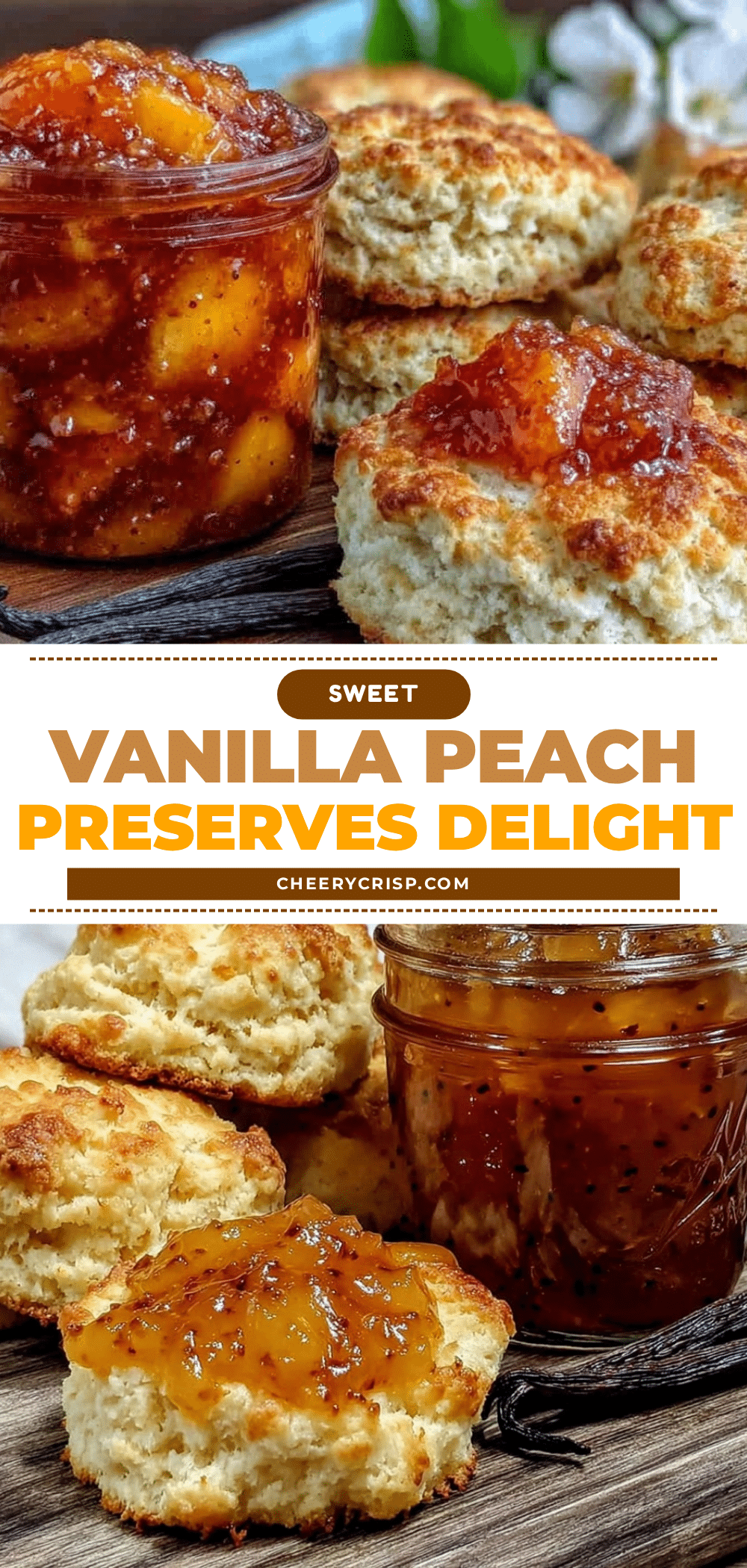 peach preserves with vanilla bean recipe