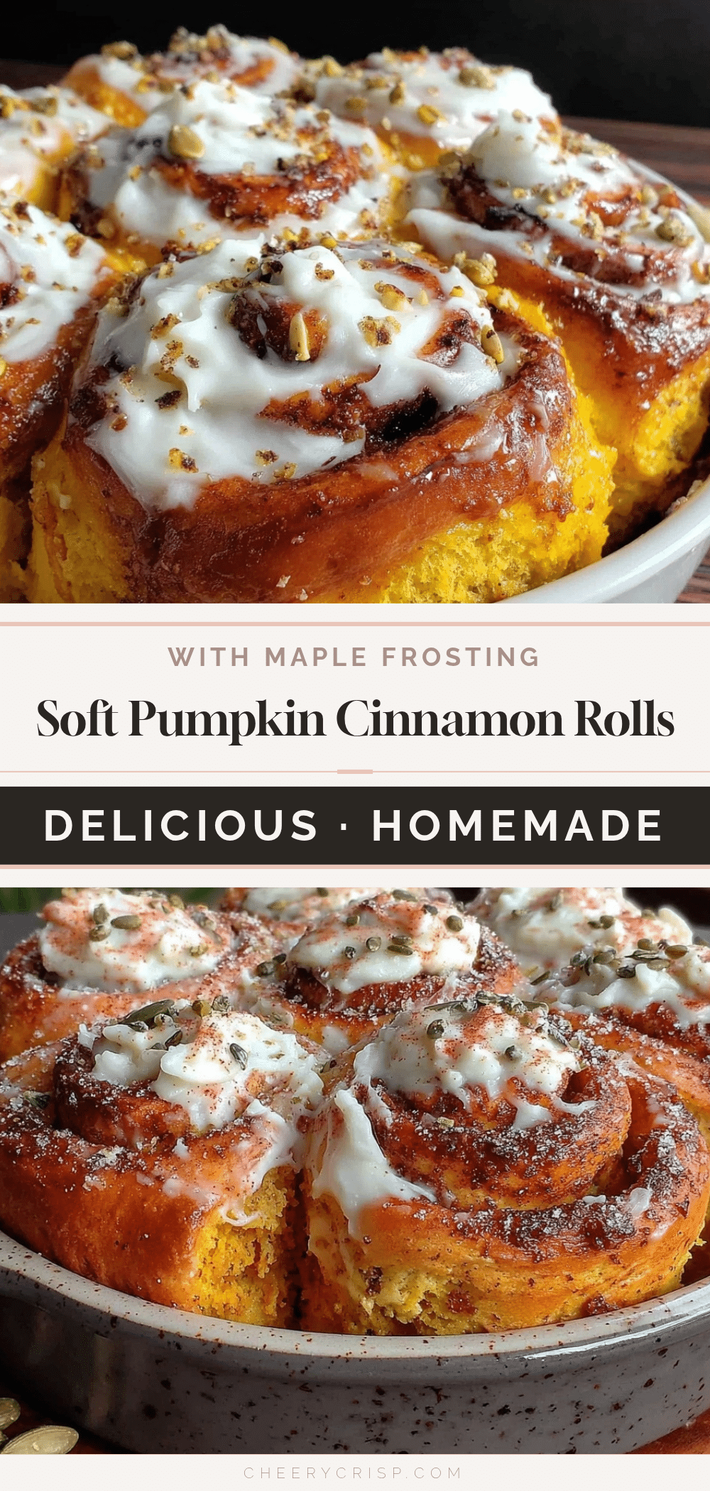 pumpkin cinnamon rolls recipe