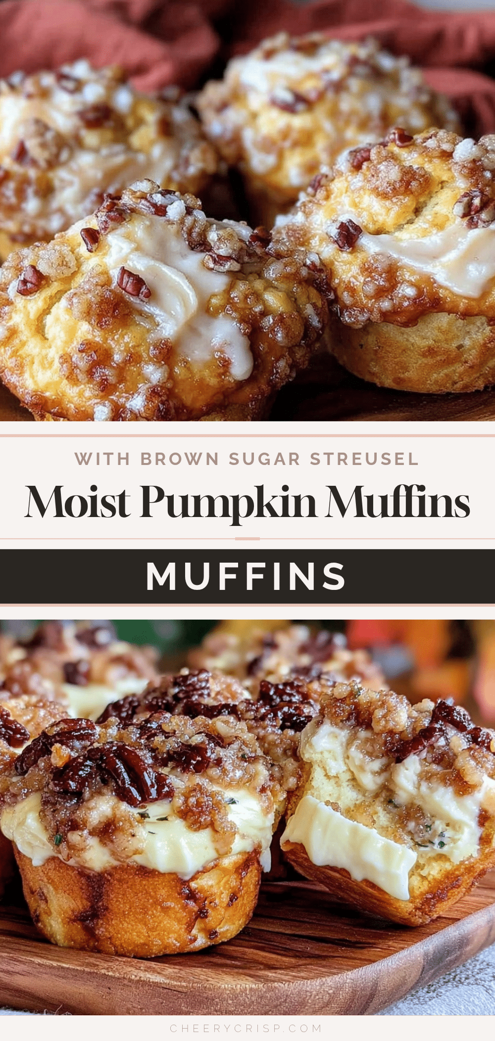 pumpkin cream cheese muffins recipe
