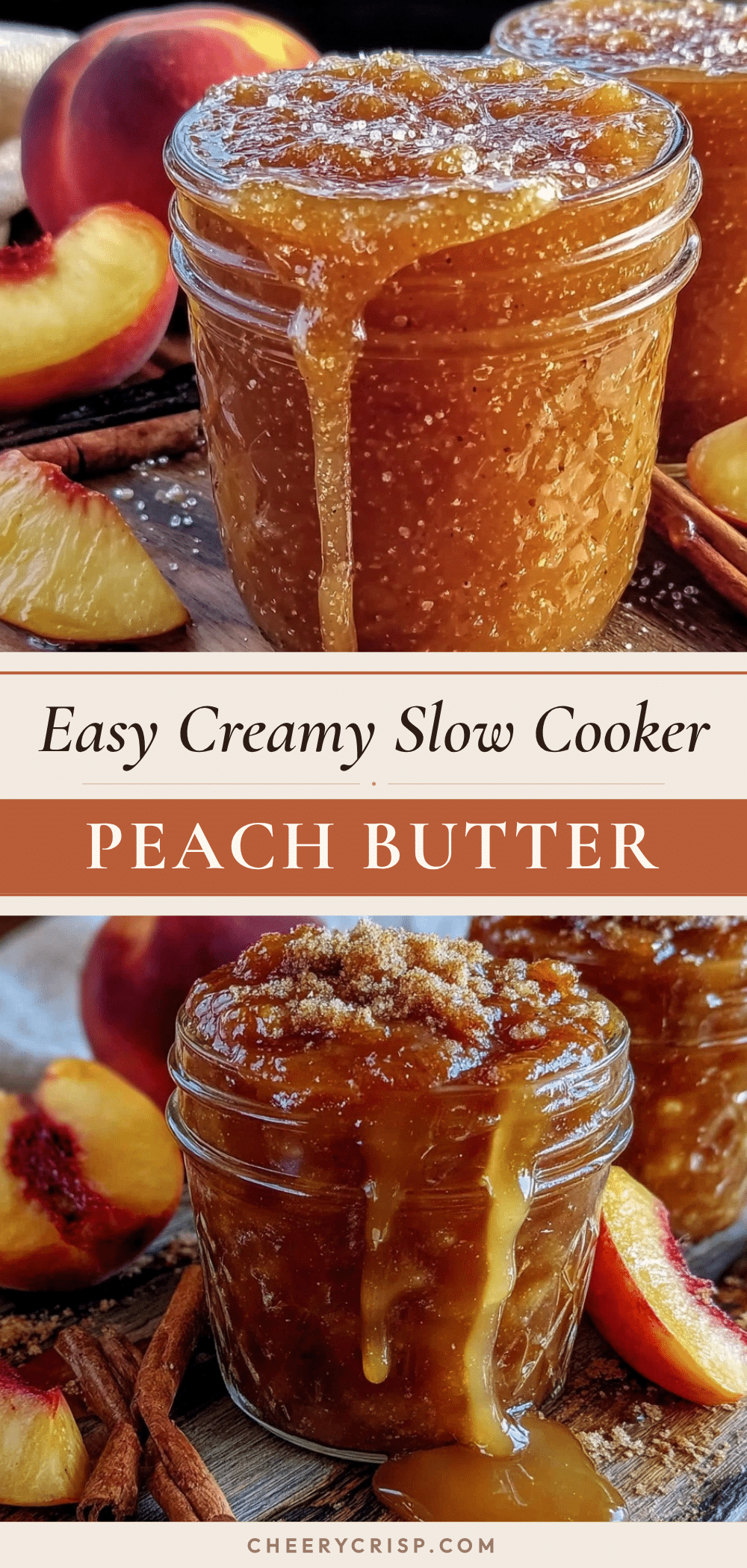 slow cooker peach butter recipe