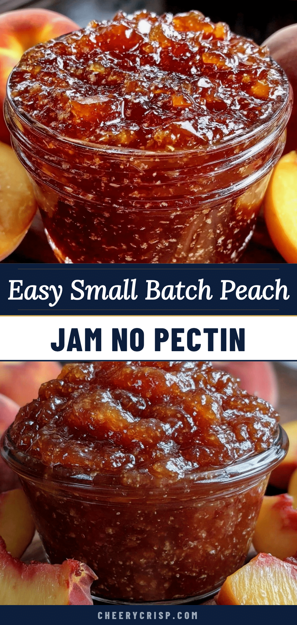 small batch peach jam recipe