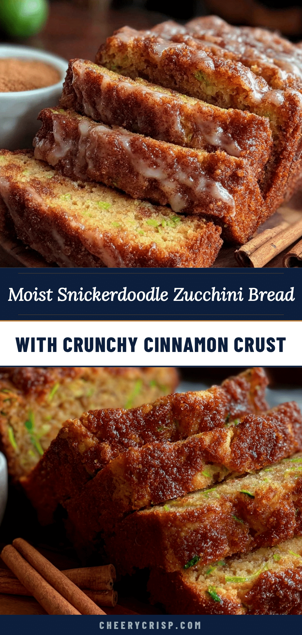 snickerdoodle zucchini bread recipe