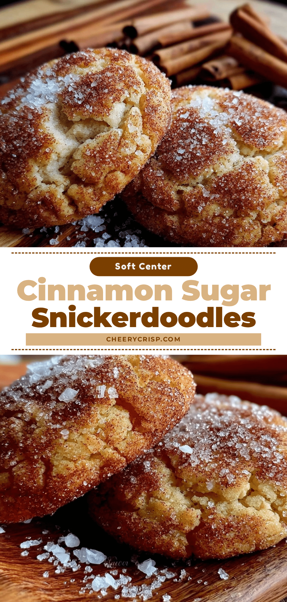 soft cinnamon sugar snickerdoodles recipe