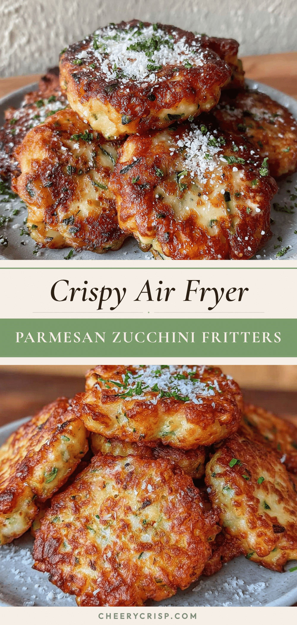air fryer zucchini fritters recipe