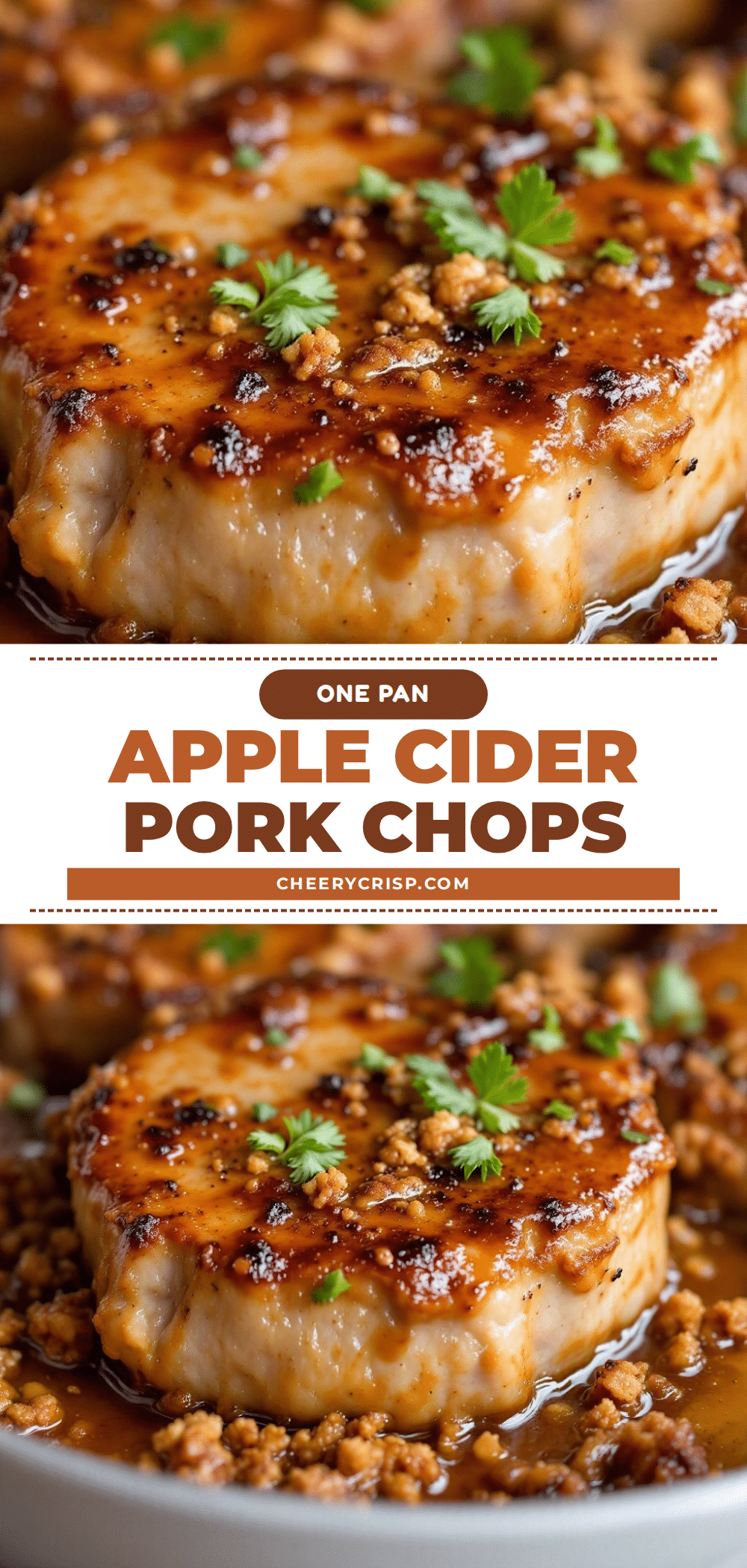 apple cider braised pork chops recipe